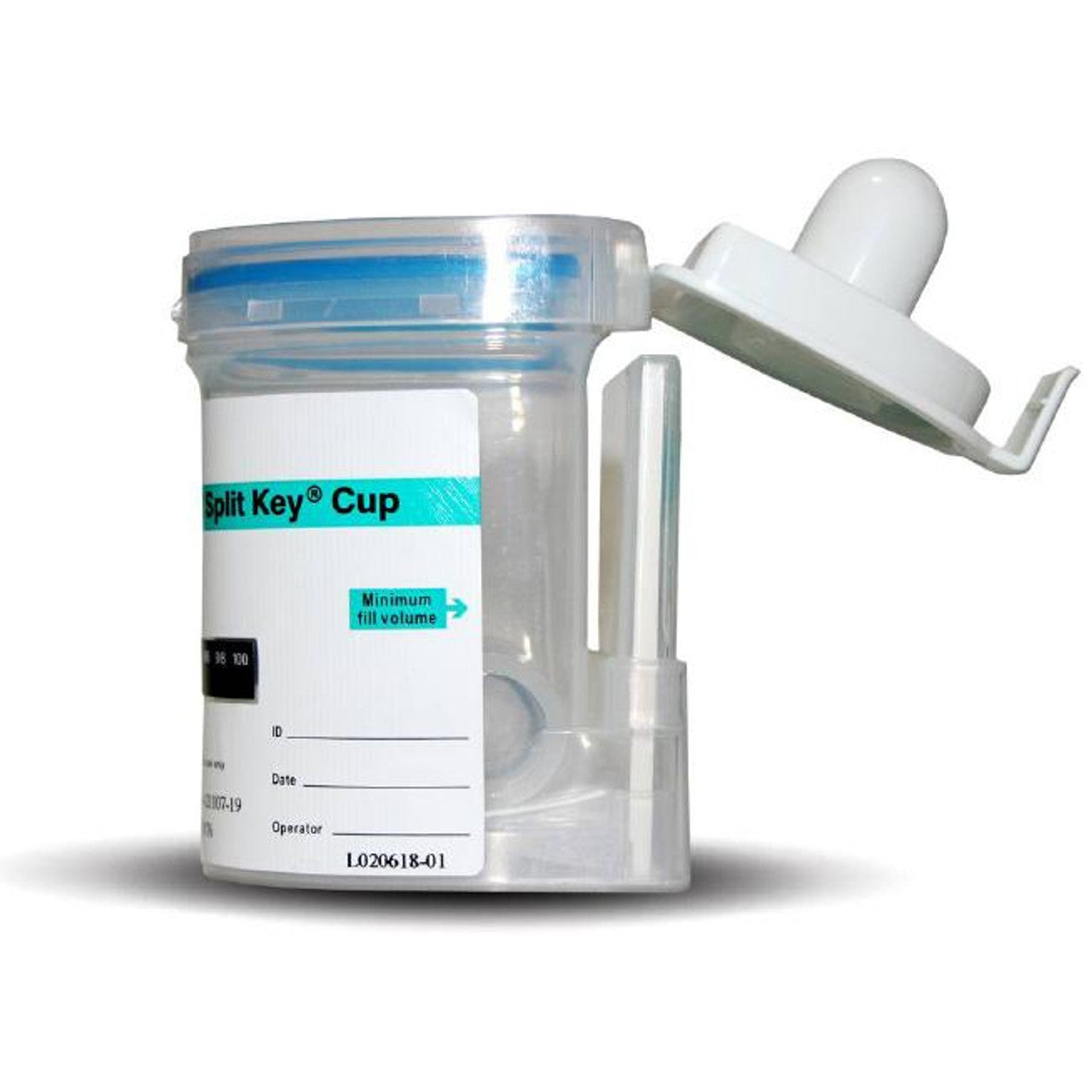 Drug Test, Key Cup, Test For COC, THC, OPI, mAMP, MDMA, OXY, New Lid, 25/bx (US Only)