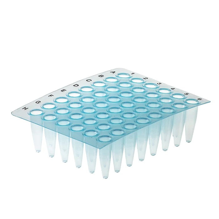 96 Thin Walled PCR Plate, 0.2mL, Blue, 10/bg, 5 bg/cs