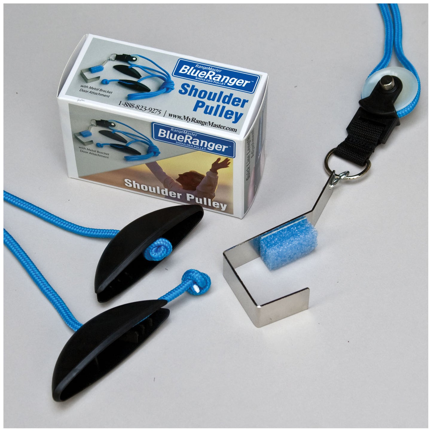 Shoulder Pulley with Metal Bracket & Self-Locking Handle, Retail Package (DROP SHIP ONLY)