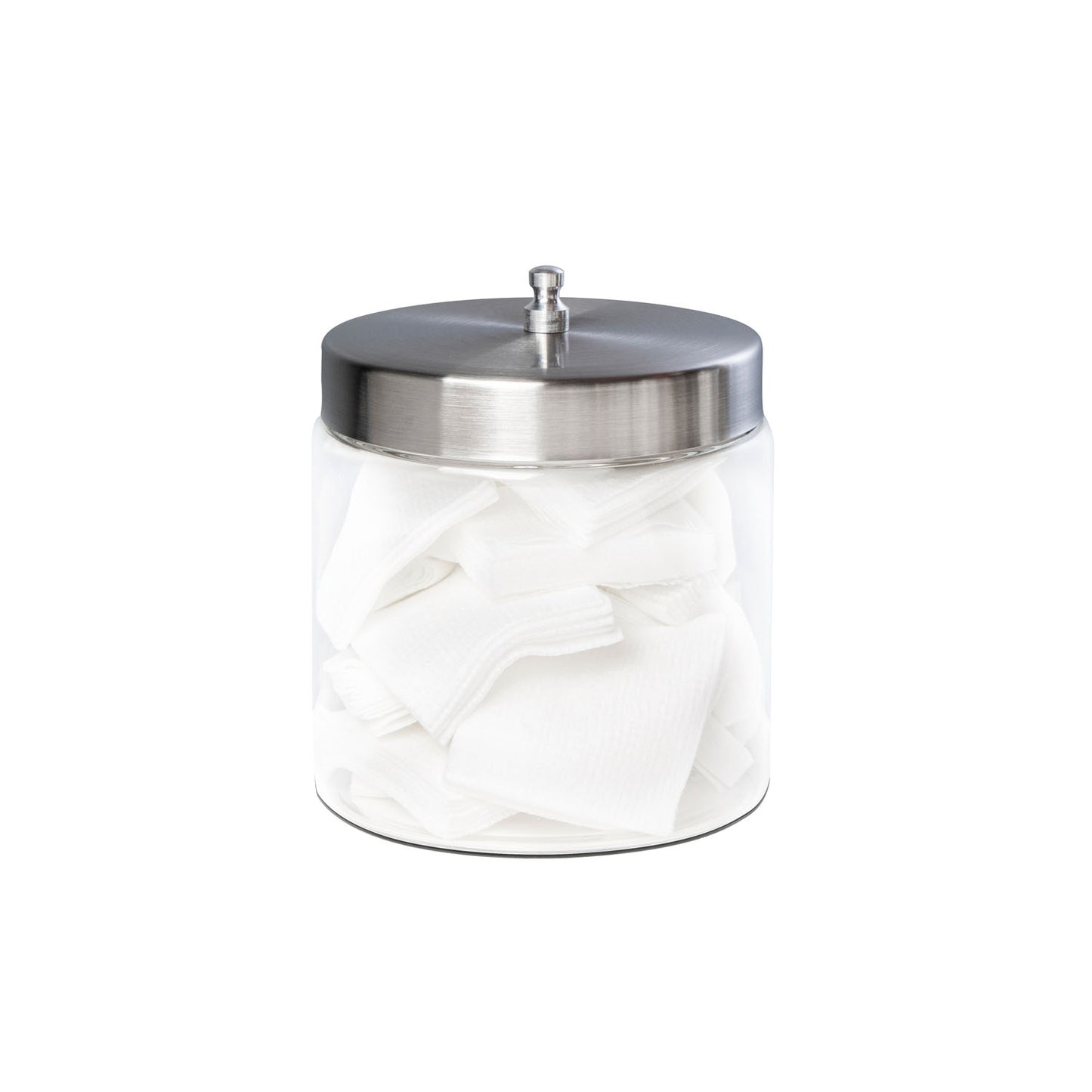 Dressing Jar & Cover, 4" x 4", Glass, 1/bx, 6 bx/cs
