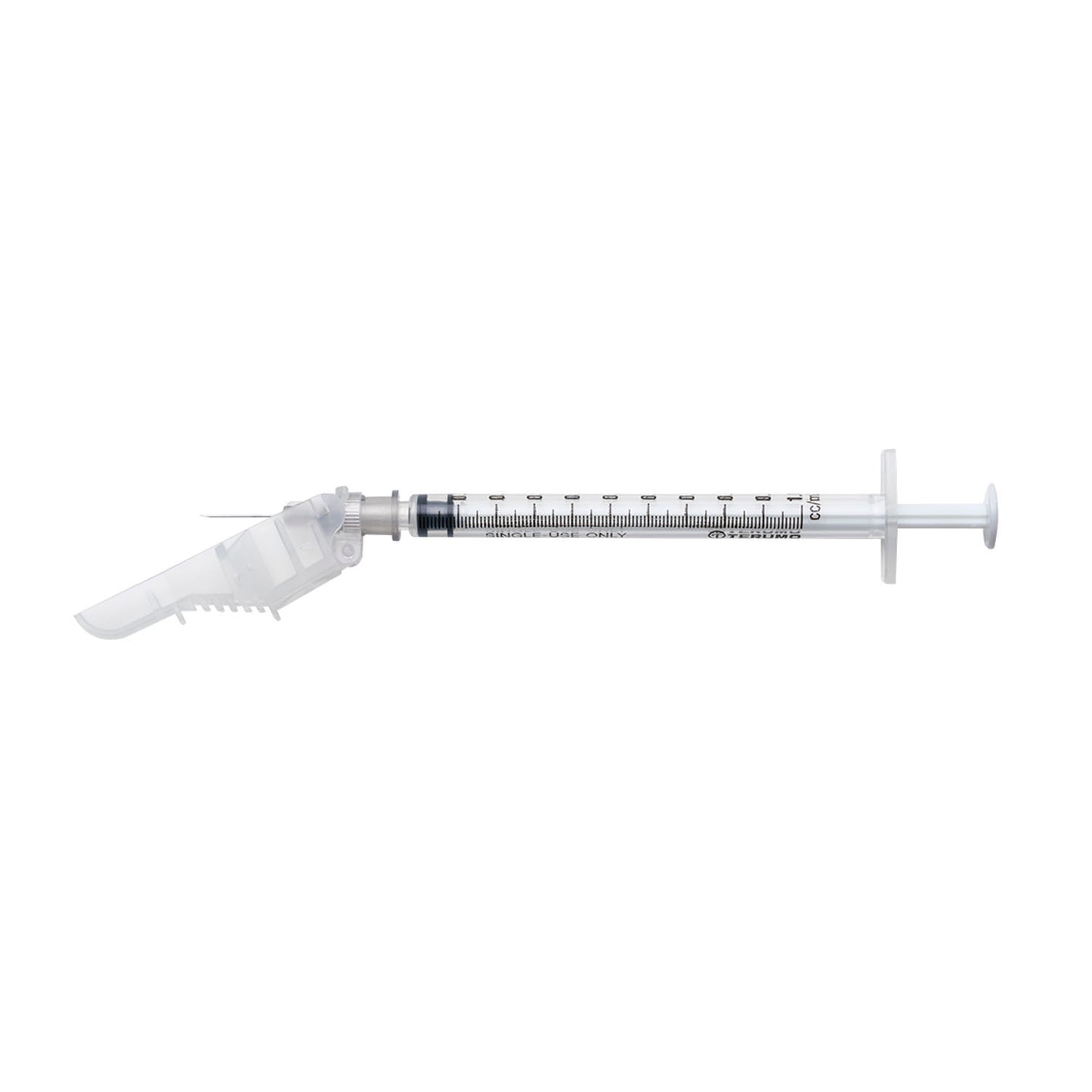 Safety Needle with 1cc Syringe, 27G x _", 100/bx, 4 bx/cs (US Only)