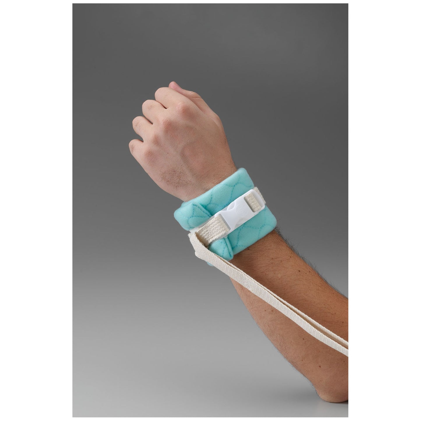 Posey Wrist/Ankle Restraint, One Size Fits Most, Strap Fastening 2-Strap, Machine Washable, Quilted Fabric, Blue (Continental US + HI Only)