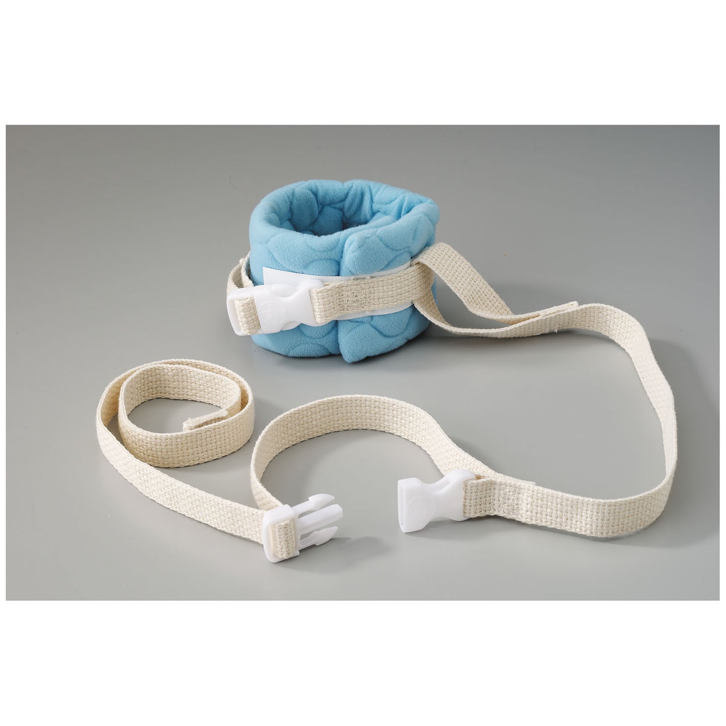 Posey Wrist Restraint, One Size Fits Most, Hook and Loop/Quick Release Buckle, 1-Strap, Machine Washable, Quilted Fabric, Blue (Continental US + HI Only)