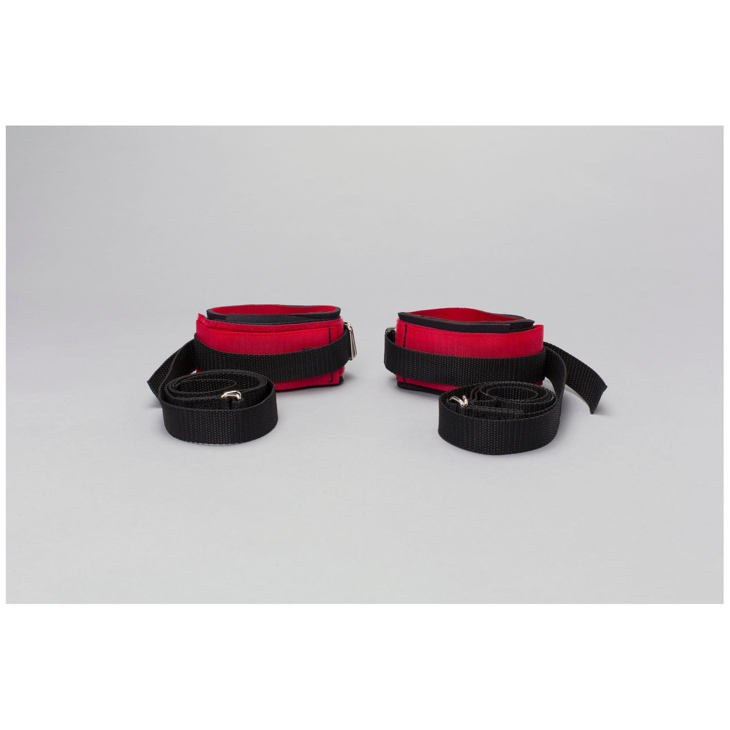 Posey Ankle Restraint, Twice-as-Tough, One Size Fits Most, Hook and Loop/Quick Release Buckle, 2-Strap, w/ Easy to Apply D-Rings, 50in, Neoprene, Red (Continental US + HI Only)