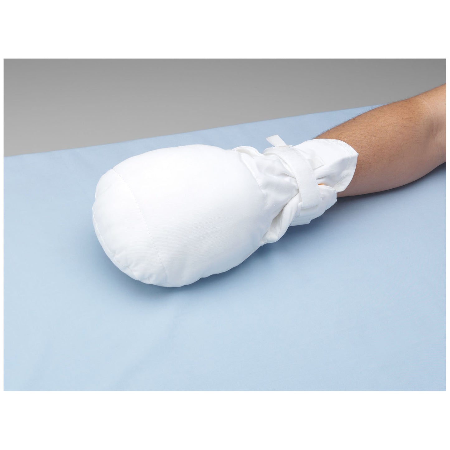 Posey Hand Controll Mitt, Double Security, One Size Fits Most, Strap Fastening, 1-Strap, Mesh/Fiber, White (Continental US + HI Only)