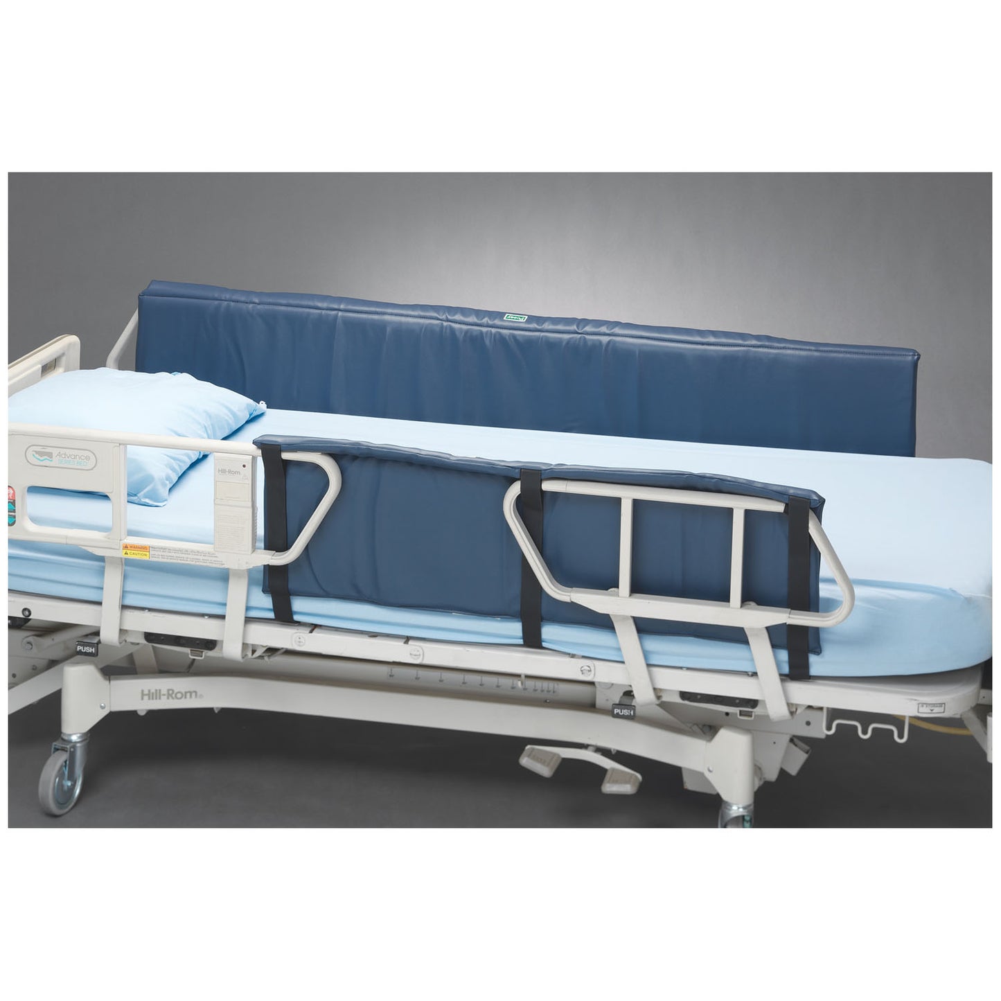 Posey Deluxe Guard Rail Pad, 43"L x 14"H, Vinyl (Continental US + HI Only)
