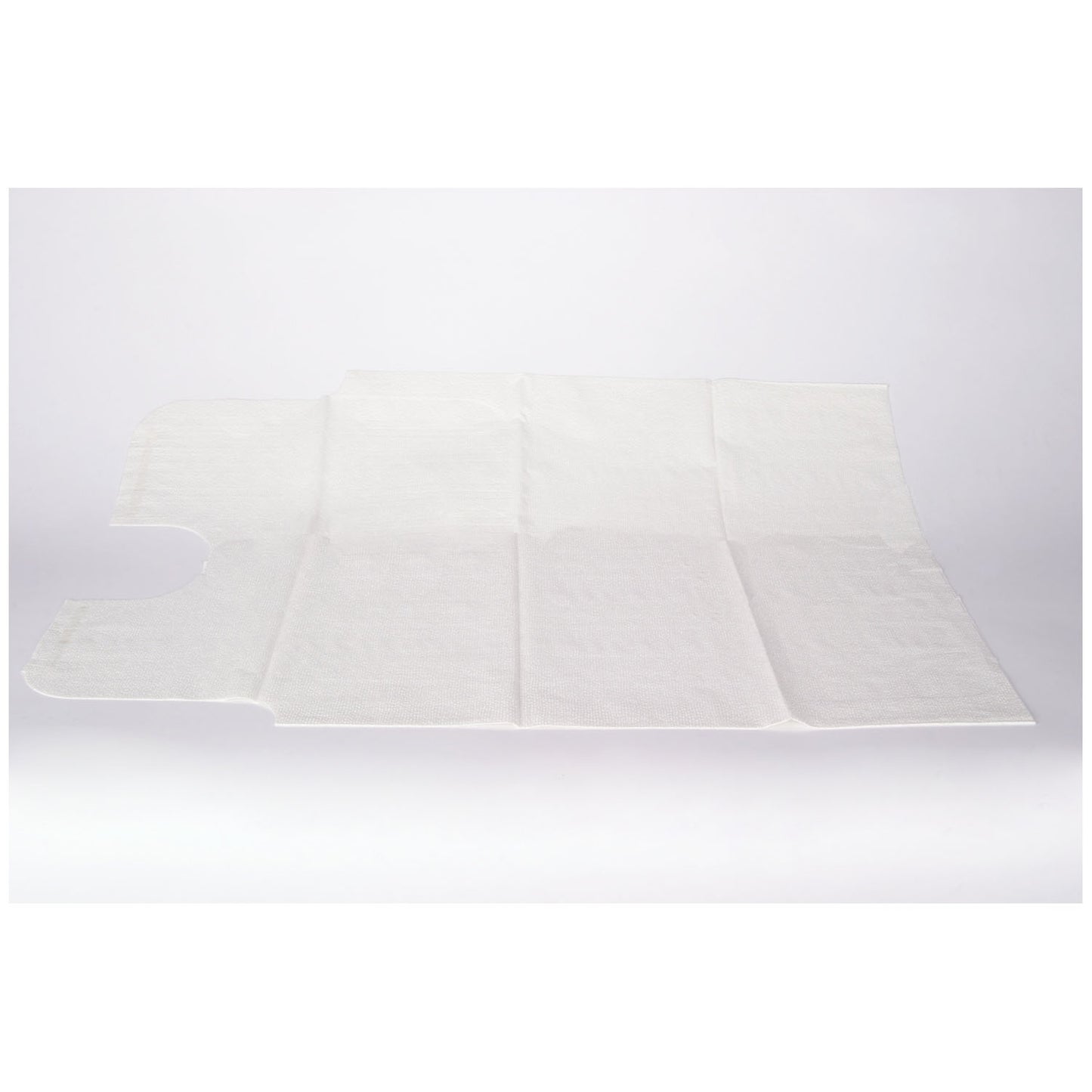 Gown, 30" x 42", 3-Ply Tissue, White, Front or Back Opening, 50/cs