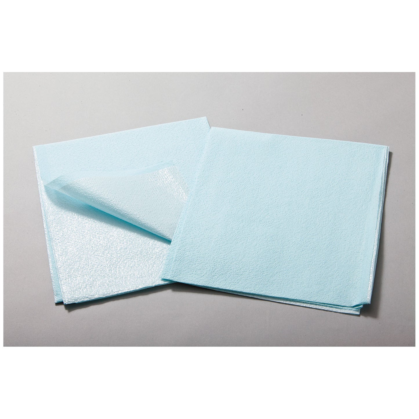 Drape Sheet, Tissue/ Poly, 30" x 48", Blue, 100/cs