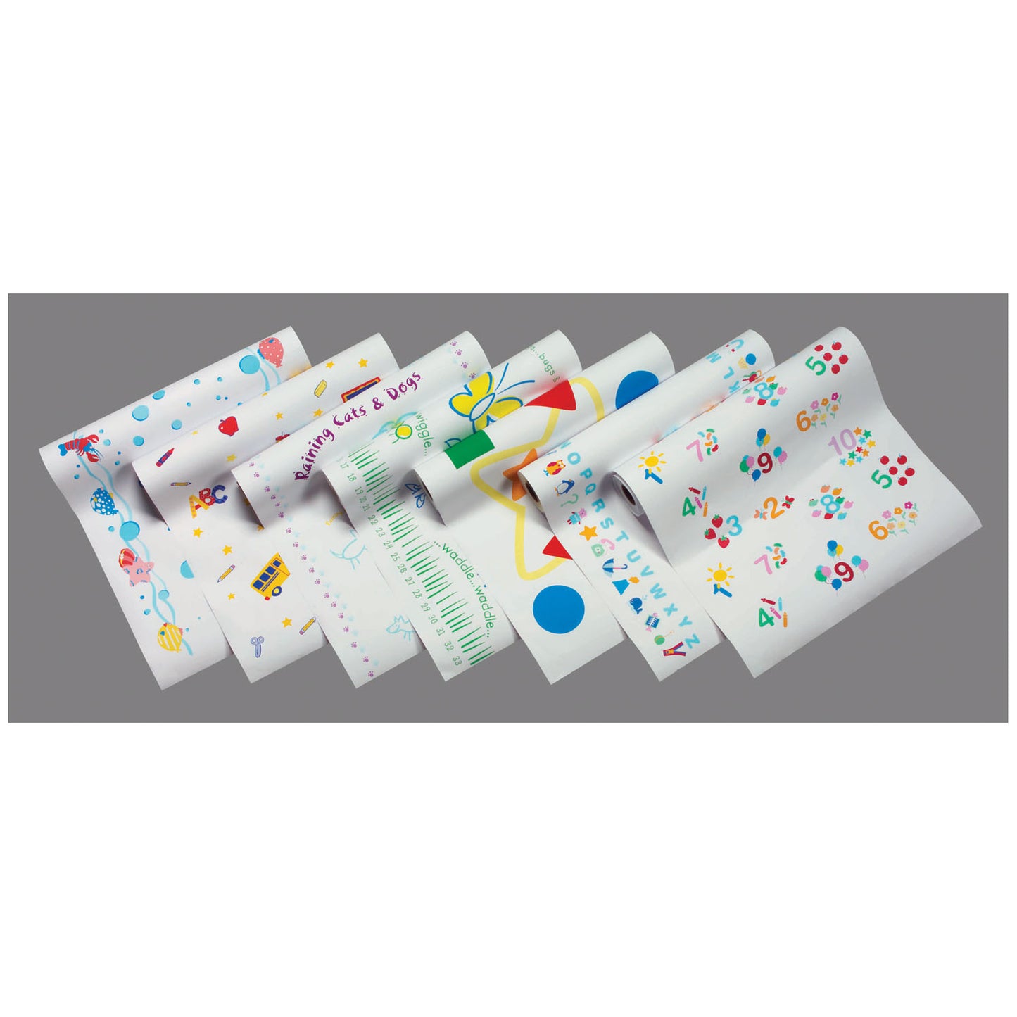 Exam Table Roll, Pediatric Print, Bugs & Things, Smooth, 18" x 225 ft, 6/cs