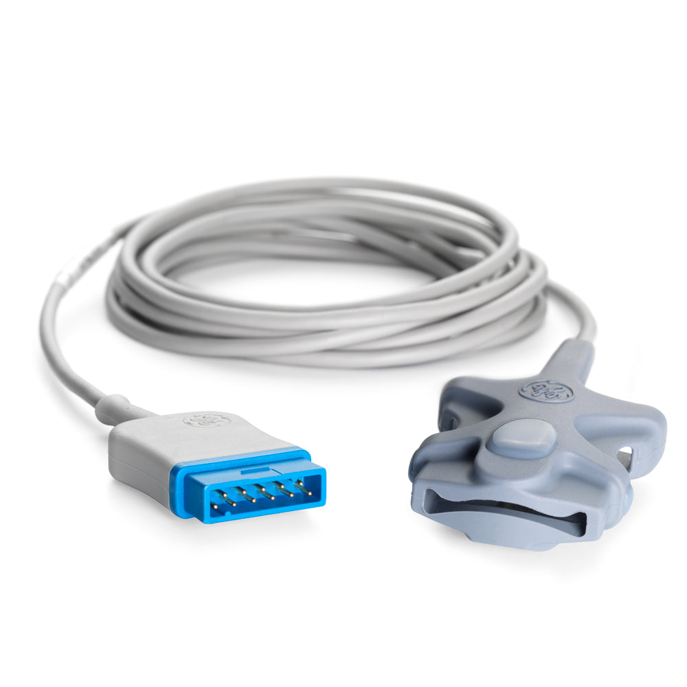 Integrated FingerTip Sensor with GE Connector, 4m/13ft (Continental US Only)