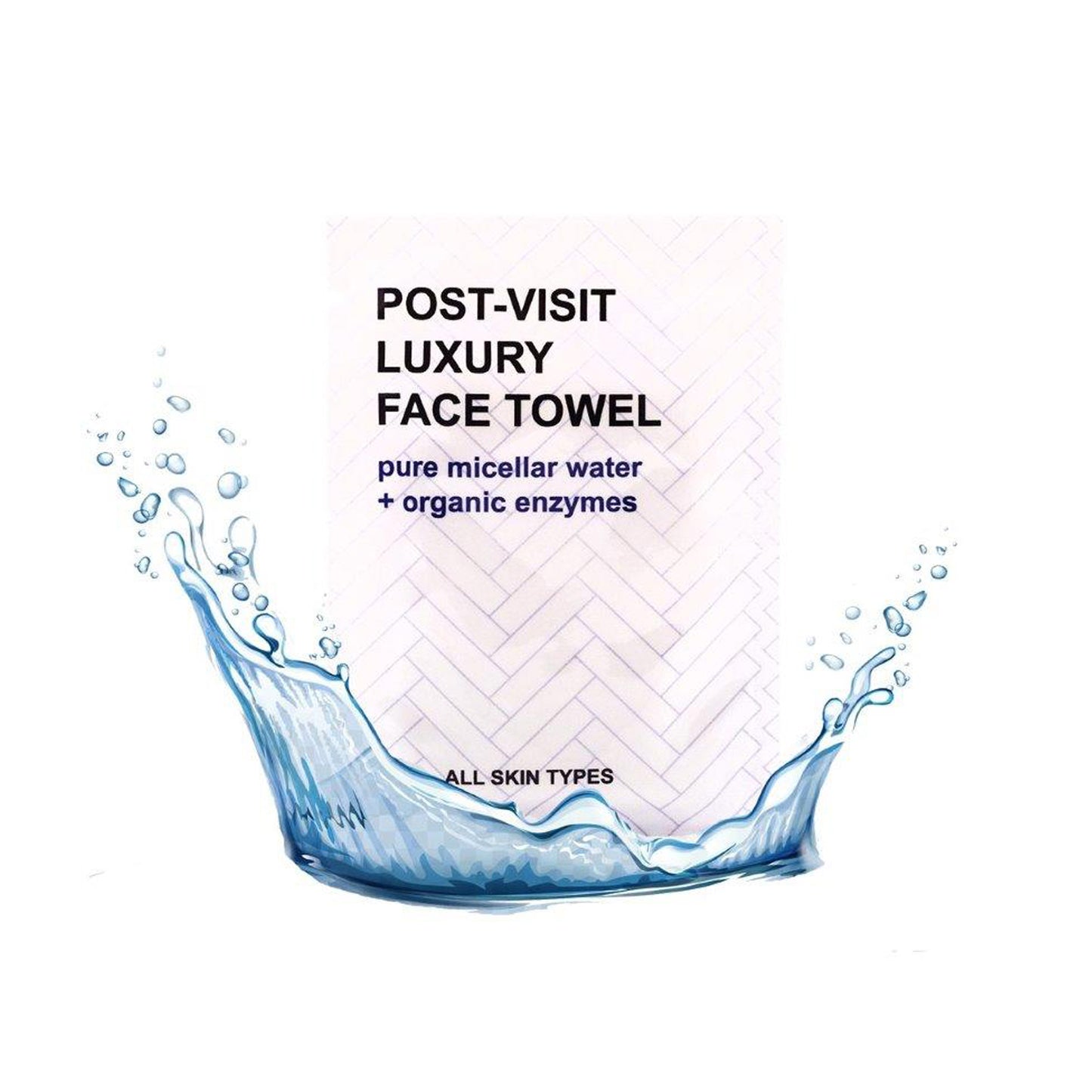Luxury Face Towel, 100/bx