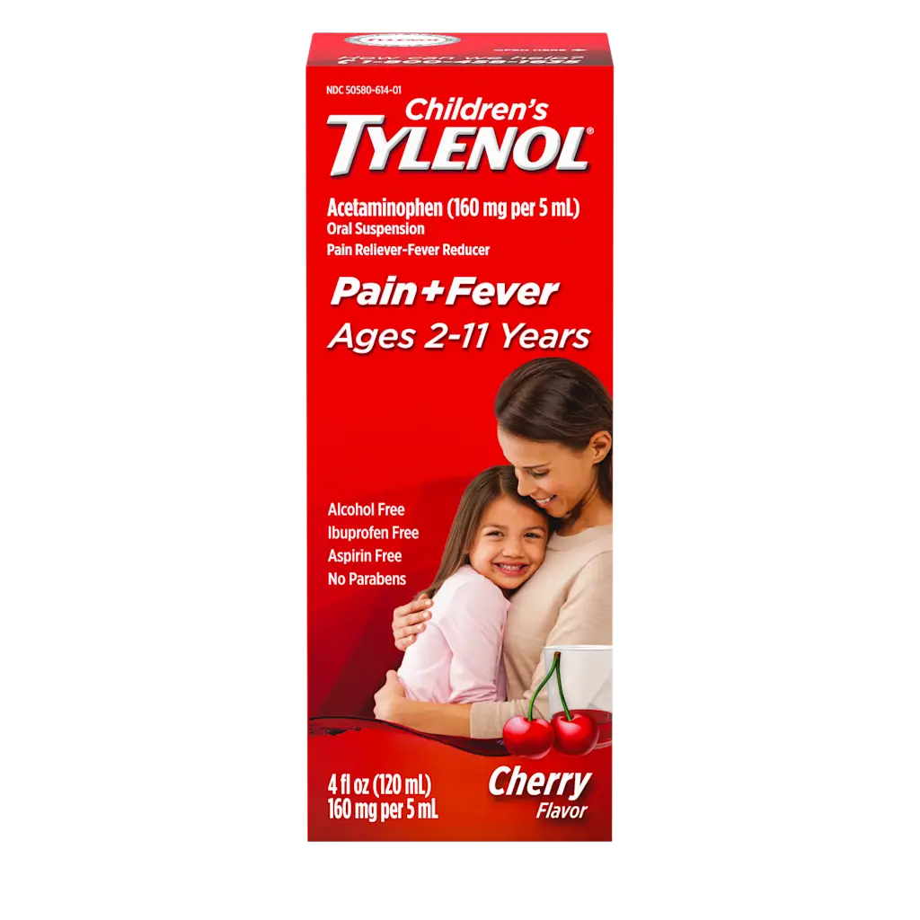 Tylenol Children Liquid Strawberry 4oz/bt (049303)