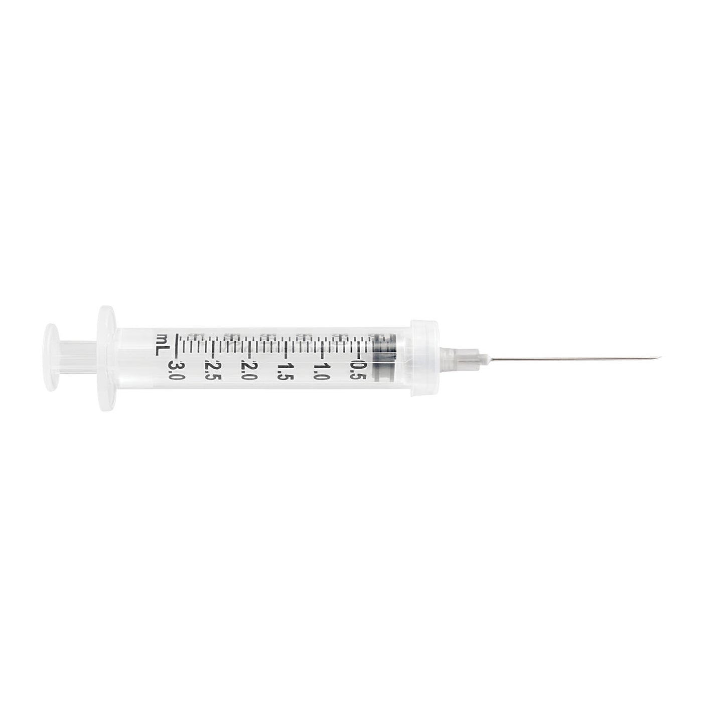 Safety Syringe, Detachable Needle, 3mL, 22G x 1 _", 100/bx