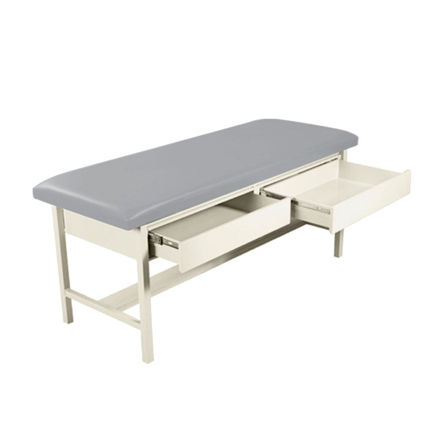 Treatment Table, 5585, Adjustable Backrest, Seamless Upholstered Top, Paper Roll Holder, 350 lb weight capacity, 5 yr warranty, Available in 16 Colors (DROP SHIP ONLY)