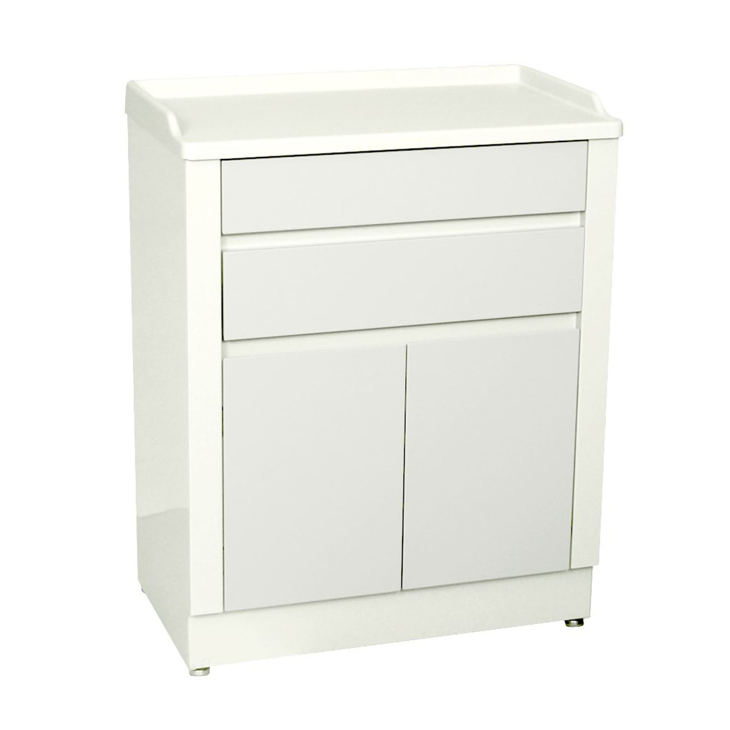 Treatment Cabinet, 6120, Two (2) Doors, Two (2) Drawers, One (1) Shelf, 27"W x 34"H x 16.5"D, Quiet White (DROP SHIP ONLY)