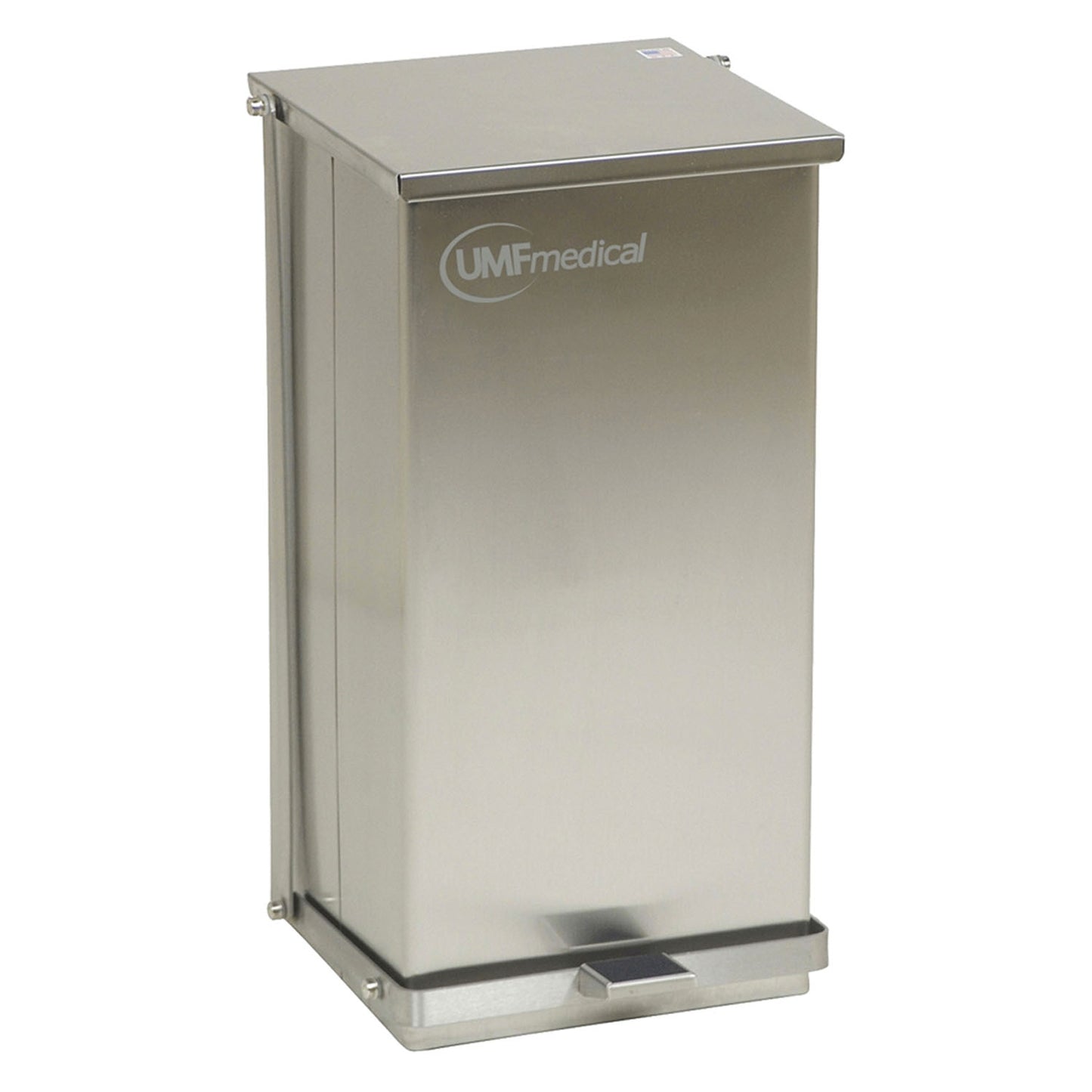 Waste Receptacle, Step-On, Stainless Steel, 48 Quart (12 Gallon / 45 Liter) (DROP SHIP ONLY)