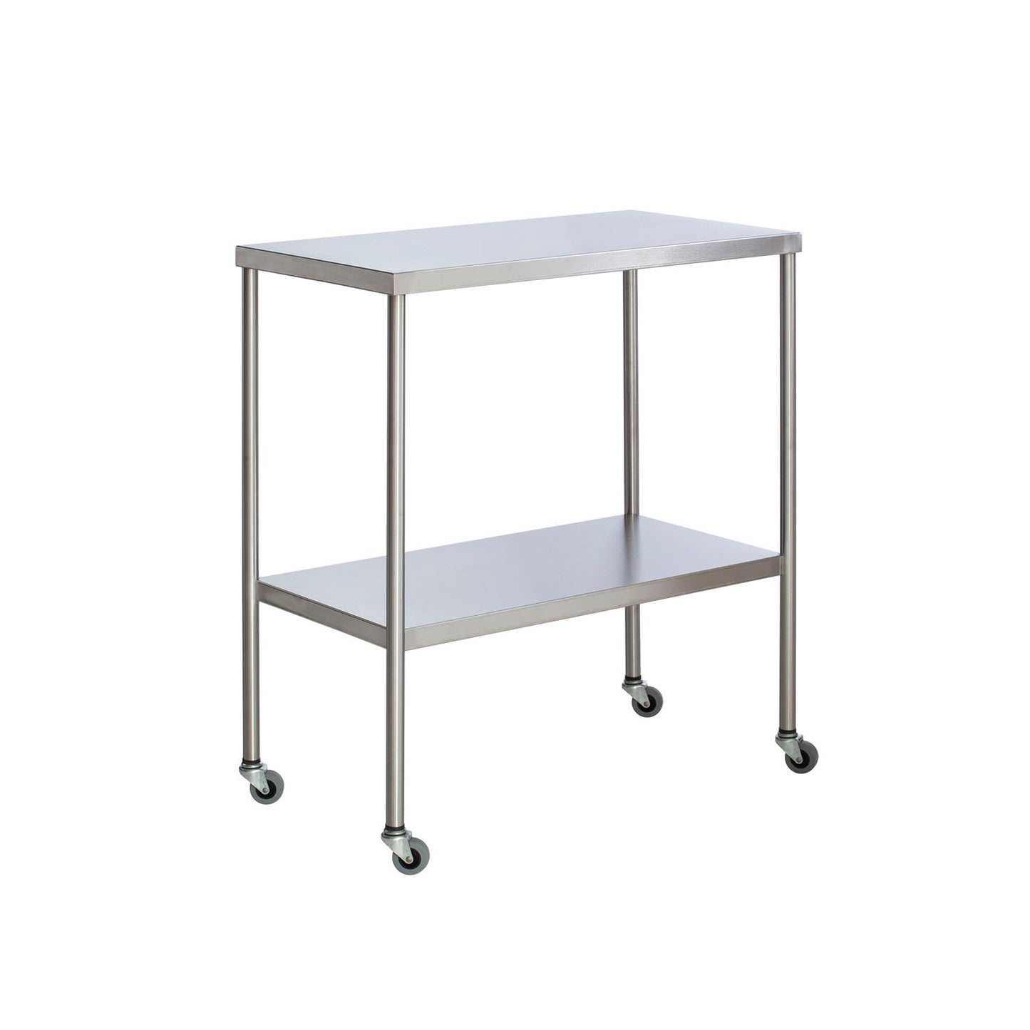 Instrument Table with Shelf, Stainless Steel, 20" x 36" (DROP SHIP ONLY)
