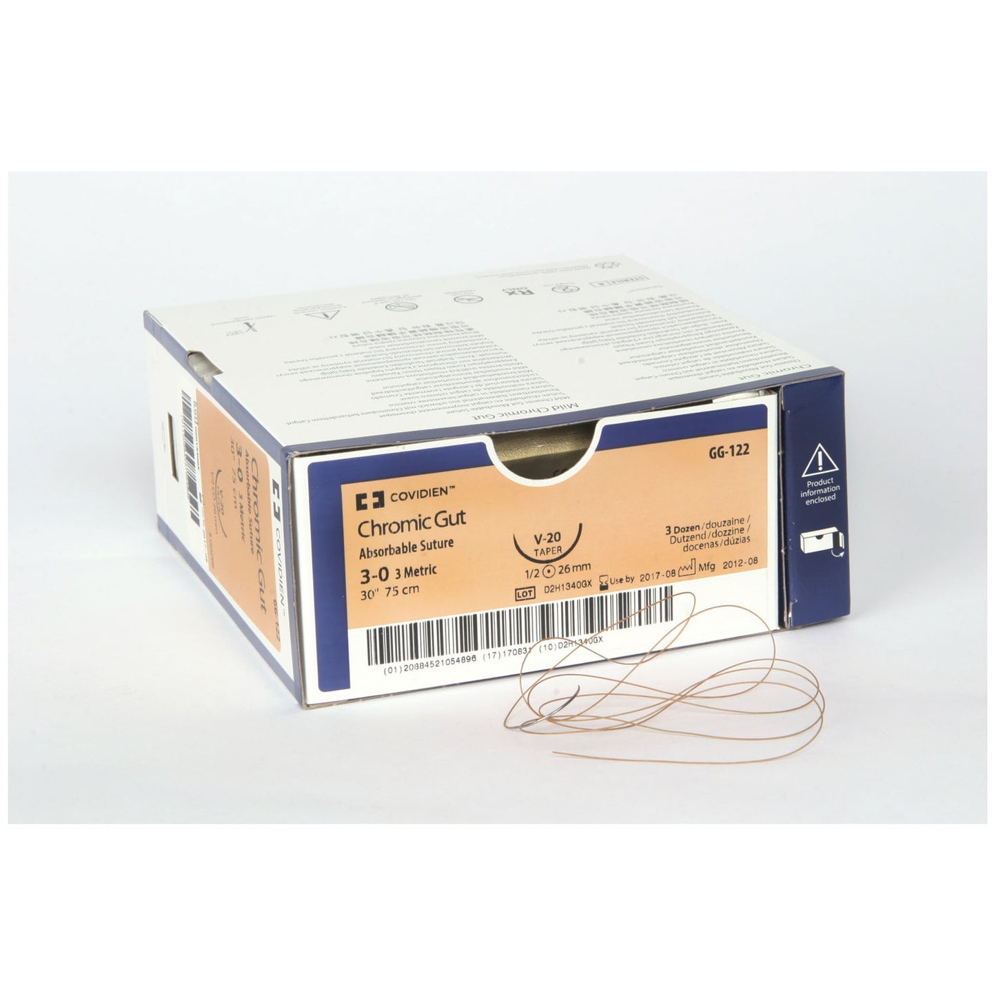 Suture, Taper Point, Size 3-0, 30", Needle V-20, _ Circle, 3 dz/bx (Continental US Only)