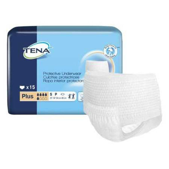 Protective Underwear, Plus, 2X-Large, 68" - 80" Hip Size, White, 12/pk, 4 pk/cs (Continental US Only)