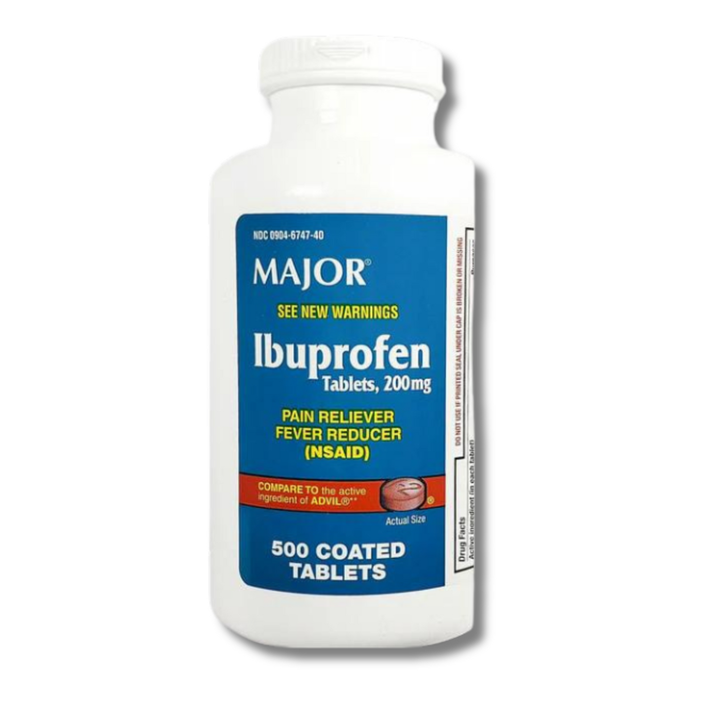 Ibuprofen, 200mg, 500s, 12/cs, NDC# 00904-6747-40 (US Only)