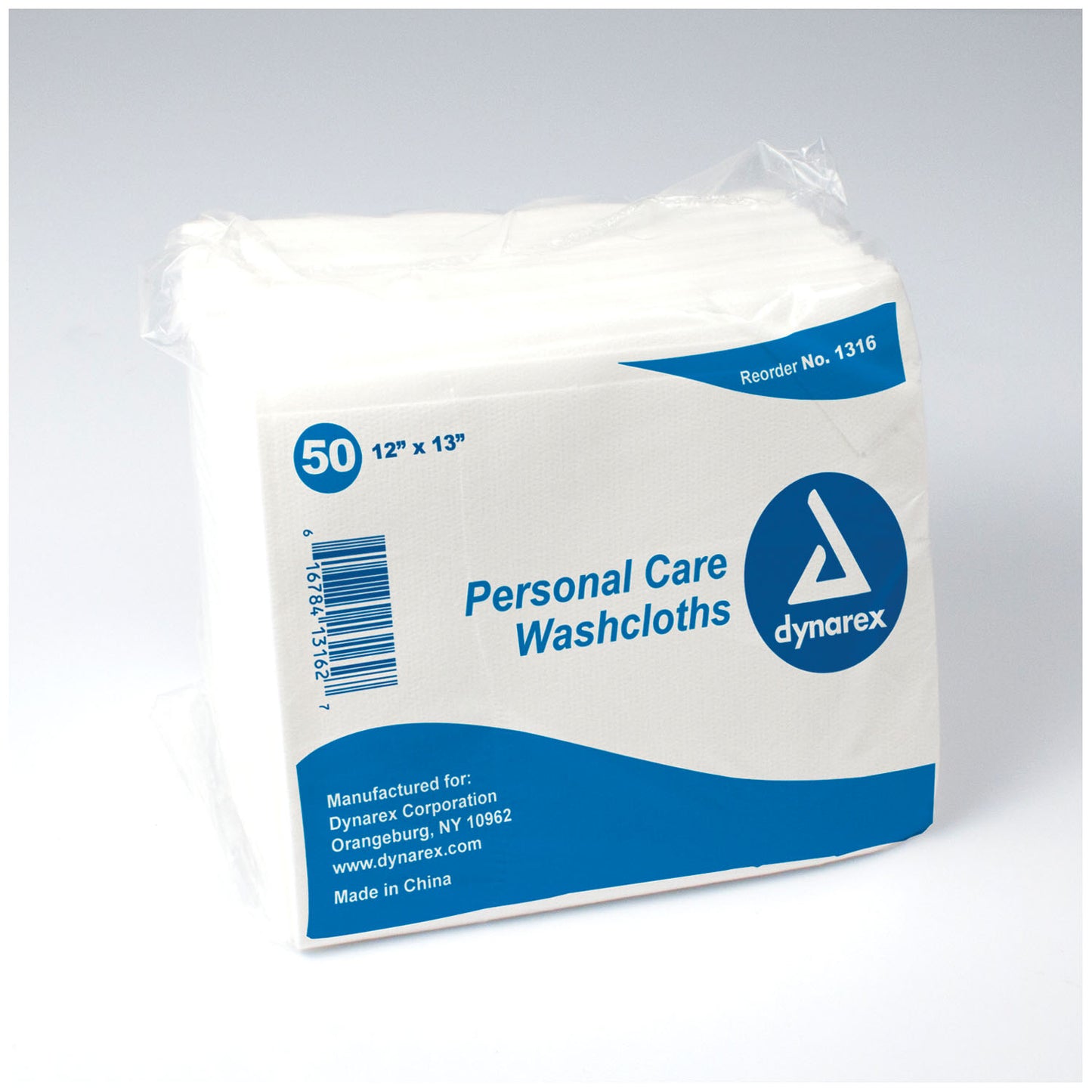 Washcloth, 12" x 13", 50/bg, 16 bg/cs (Products cannot be sold on Amazon.com or any other 3rd party site)