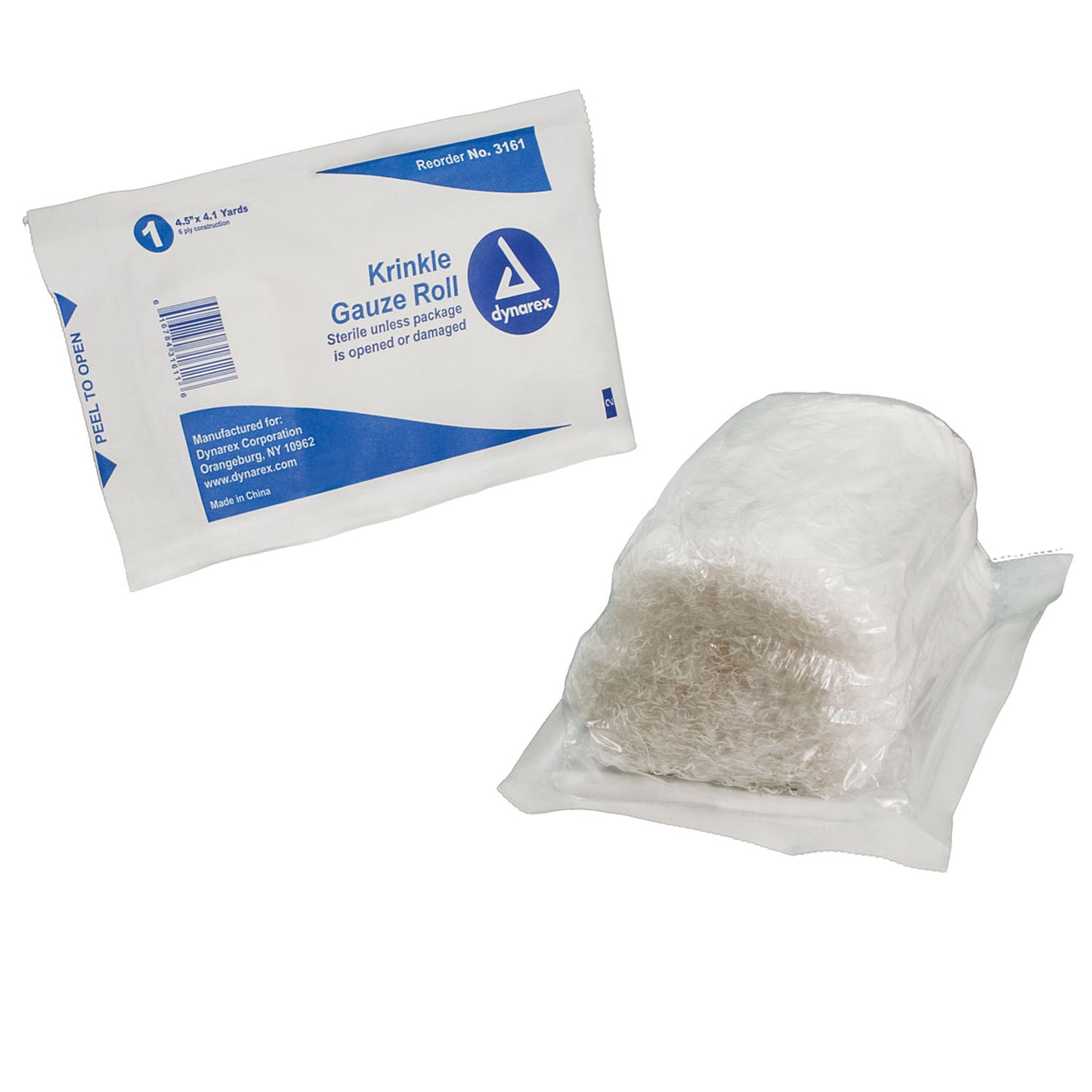 Gauze Roll, Sterile, 4_" x 4.1 yds, 6-Ply, Individual Pouch, 100/cs (Products cannot be sold on Amazon.com or any other 3rd party site)