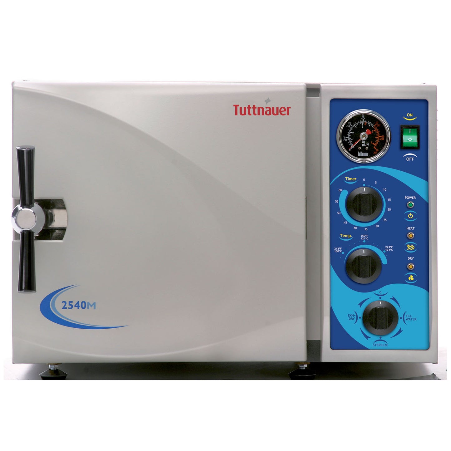 Autoclave, 110V, 10"Dia x 18.7"D Chamber Size, 6 Gallon Volume, 4 Trays