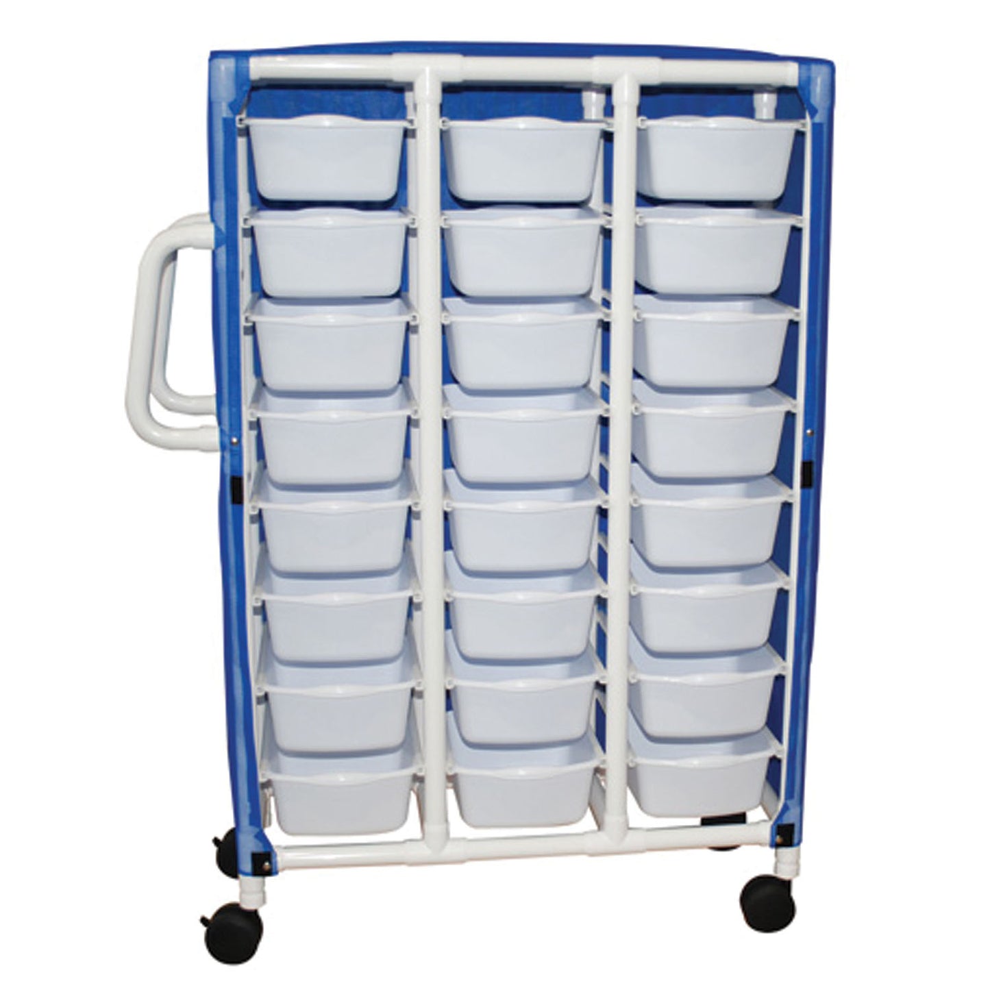 Specialty Cart, 24 Pull Out Tubs & Mesh or Solid Vinyl Cover