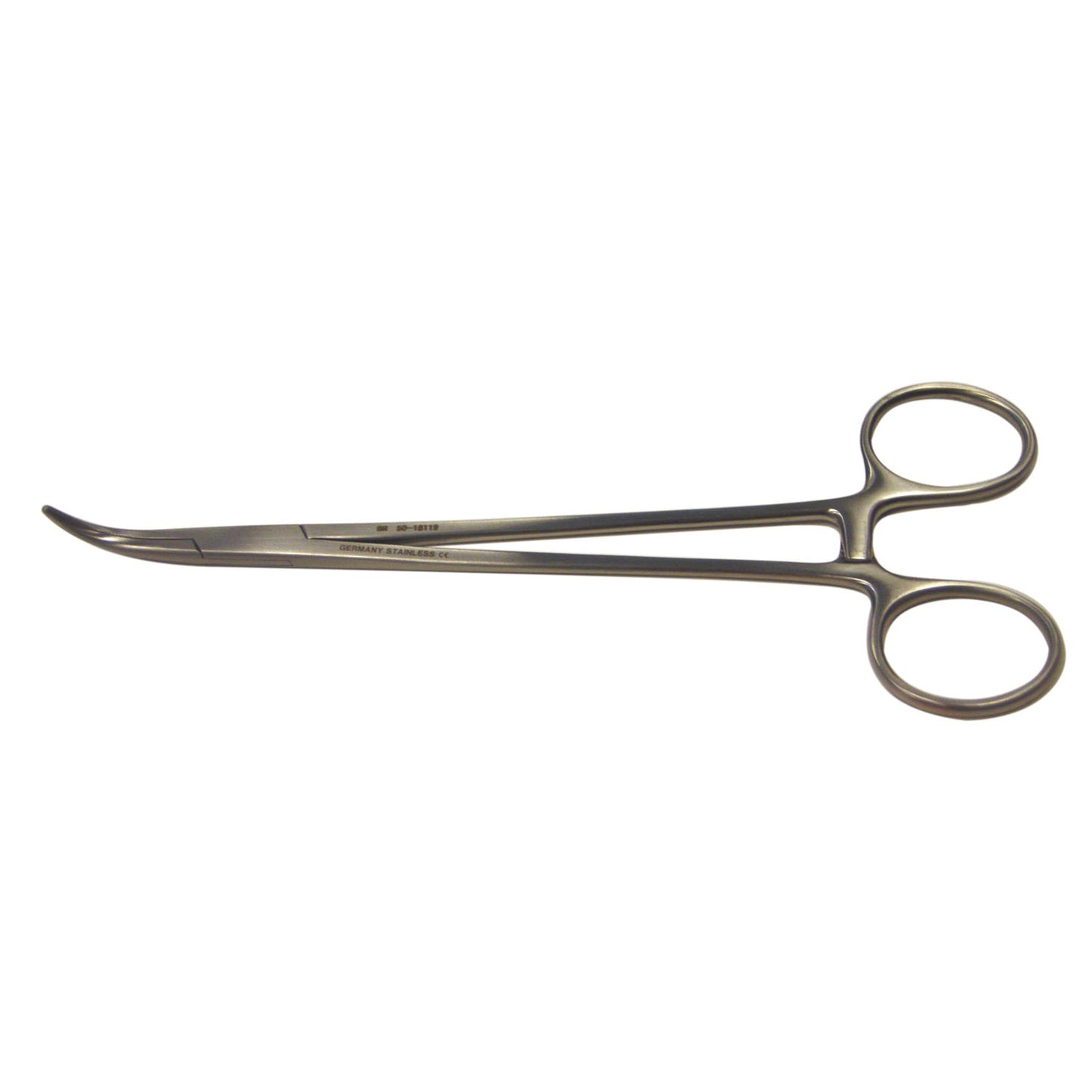 Sawtell Tonsil Forcep, Ring Handle, Curved, Serrated, 7_"