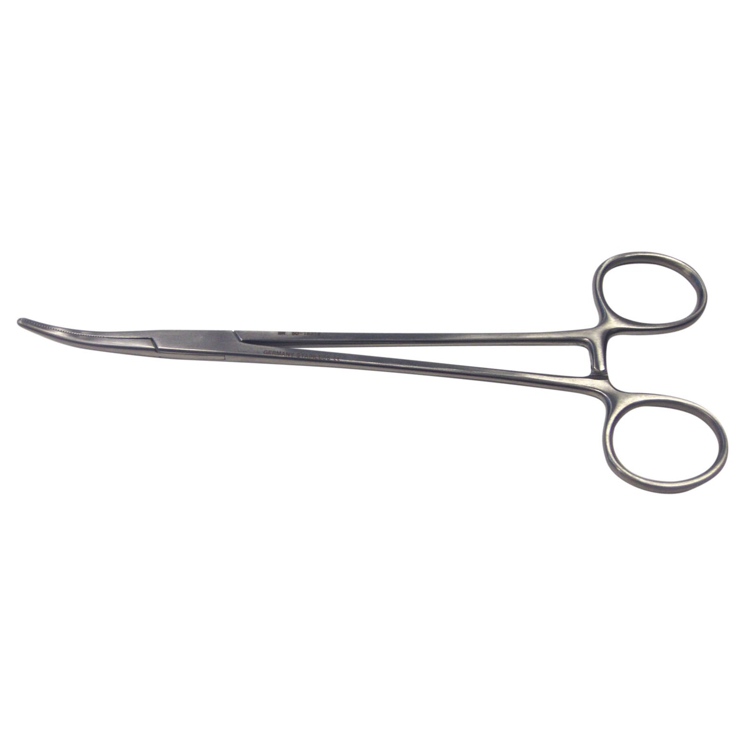 Schnidt Tonsil Hemostataic Forcep, Ring Handle, Curved, Serrated, 7_"