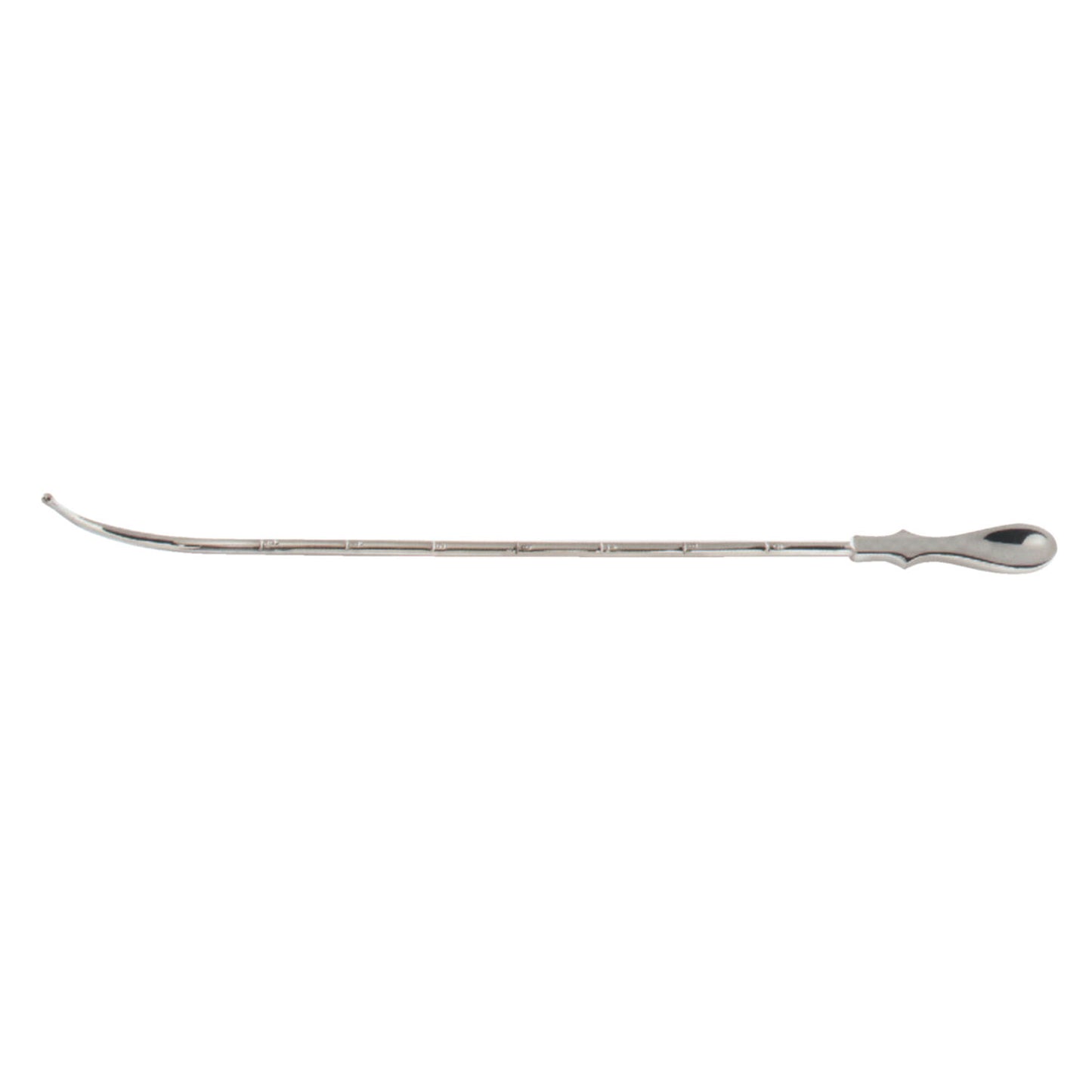 Simpson Uterine Sound, Graduated Silver-Plated, Working Length 9"