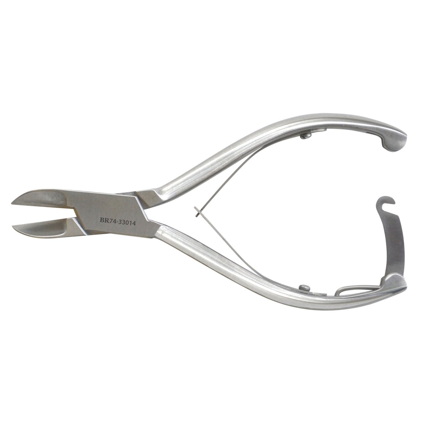 Nail Nipper, Concave Jaws, Double Spring with Lock, 5_"