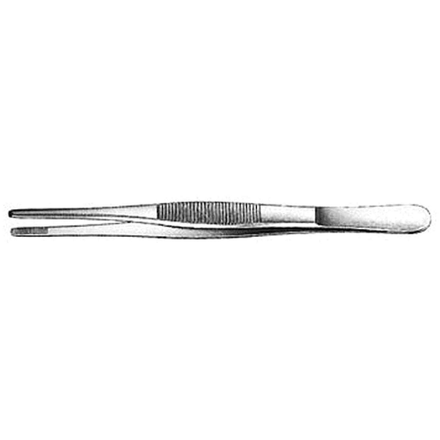 Dressing Forceps, Standard Pattern, Serrated Handles & Tips, 6" (15.2 Cm)