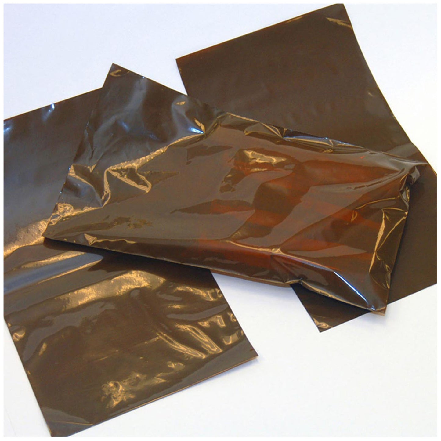Amber Flat Bag, 2mil, 8"x14", 100/pk, 10 pk/cs