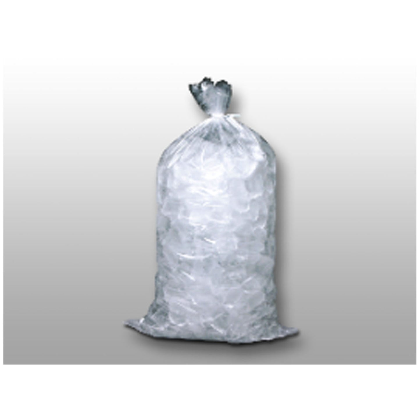 Ice Bag, Plain, 5 lb, 1.2 mil, 9" x 18", 1000/cs