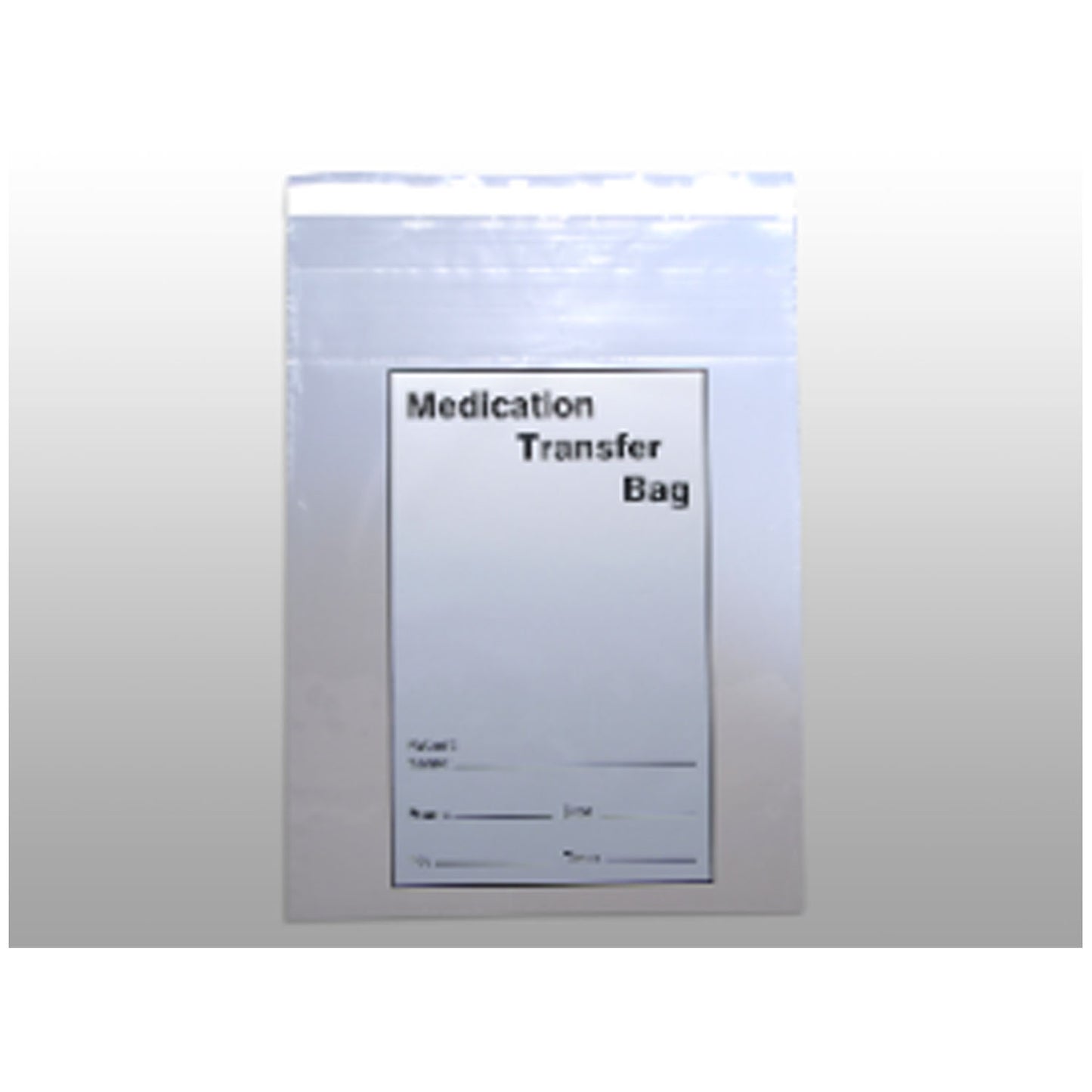 Medication Transfer Bag, Tamper Evident, 2 mil, 8" x 10", 1000/cs