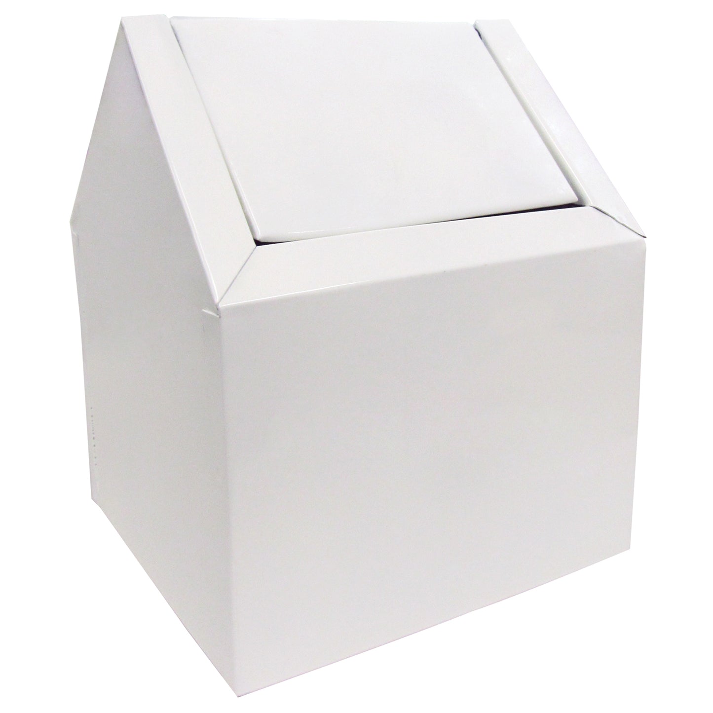 Swing Type, Double Entry, White Metal Receptacle