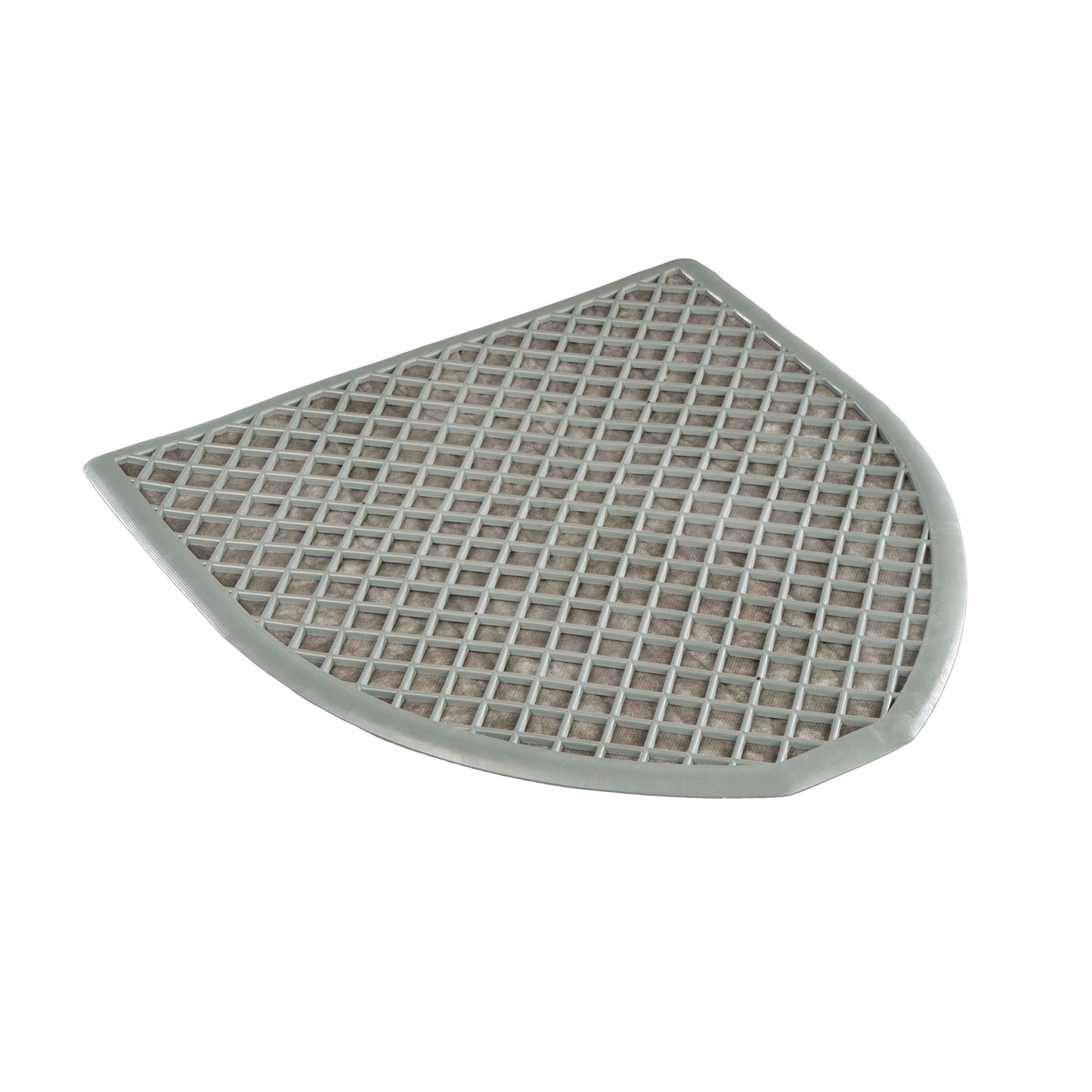 Urinal Drip Mat, Grey, 6/bx