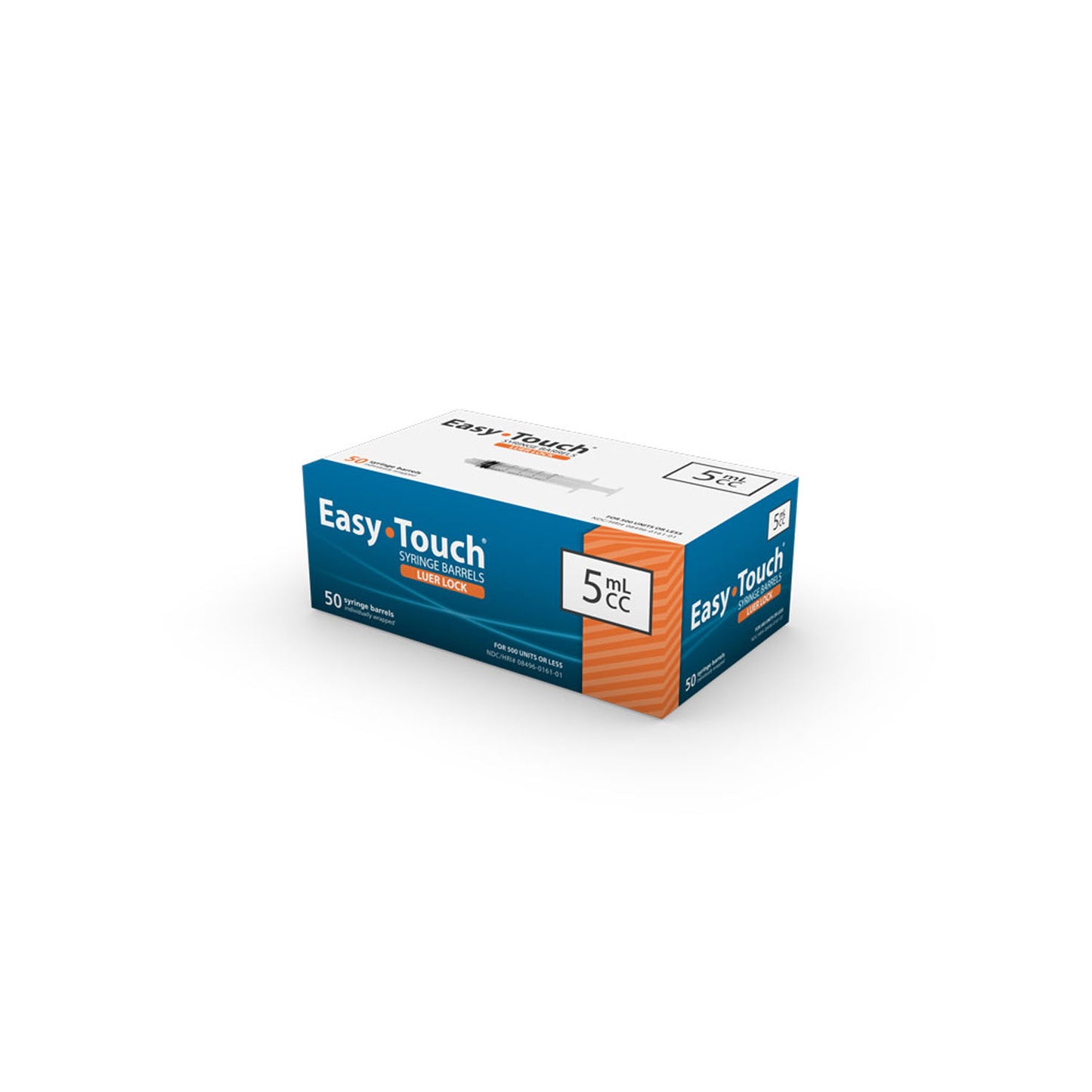 Barrel ONLY, Luer Lock TB, 5mL, 50/bx