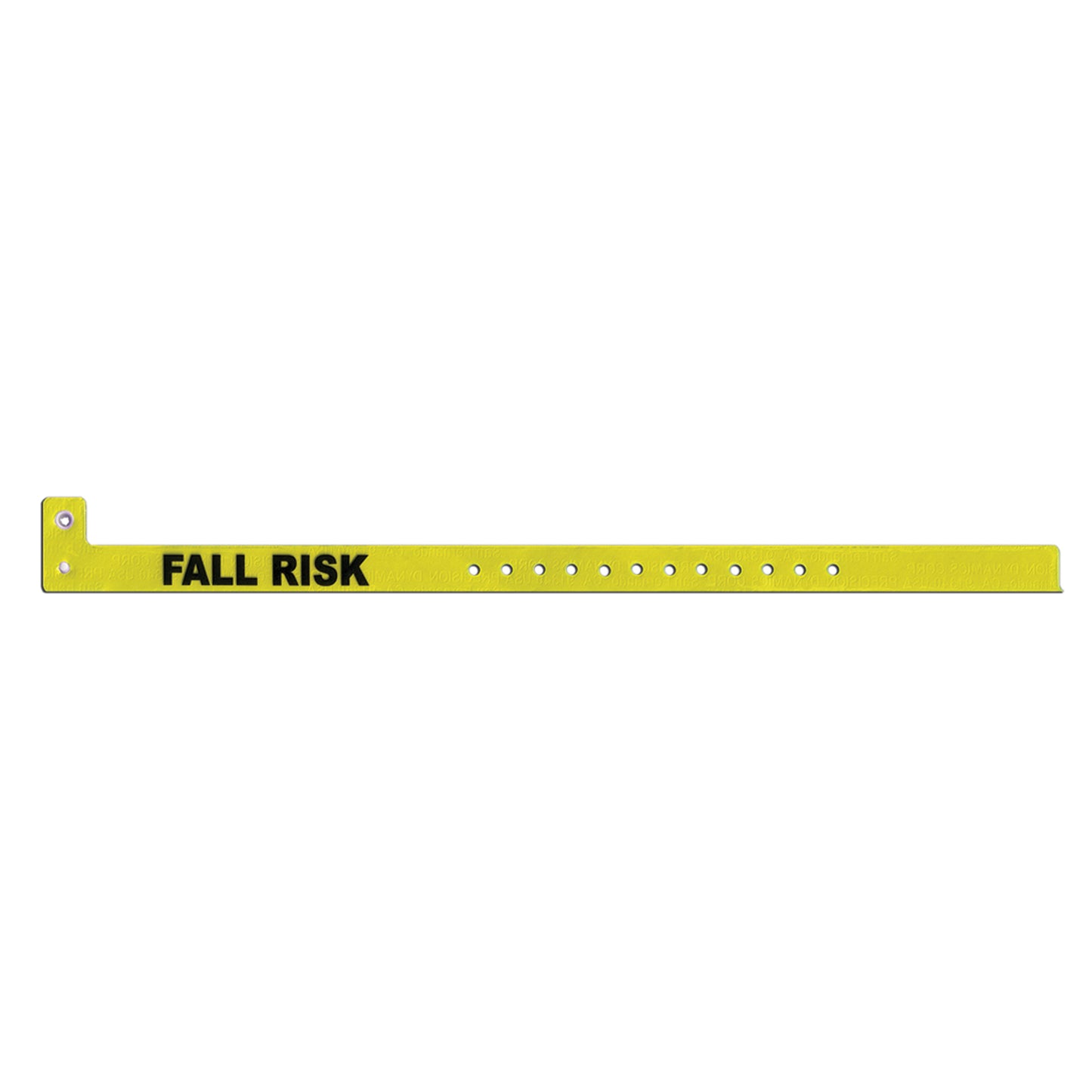 Alert Band CI Narrow, Fall Risk, Yellow, 500/bx