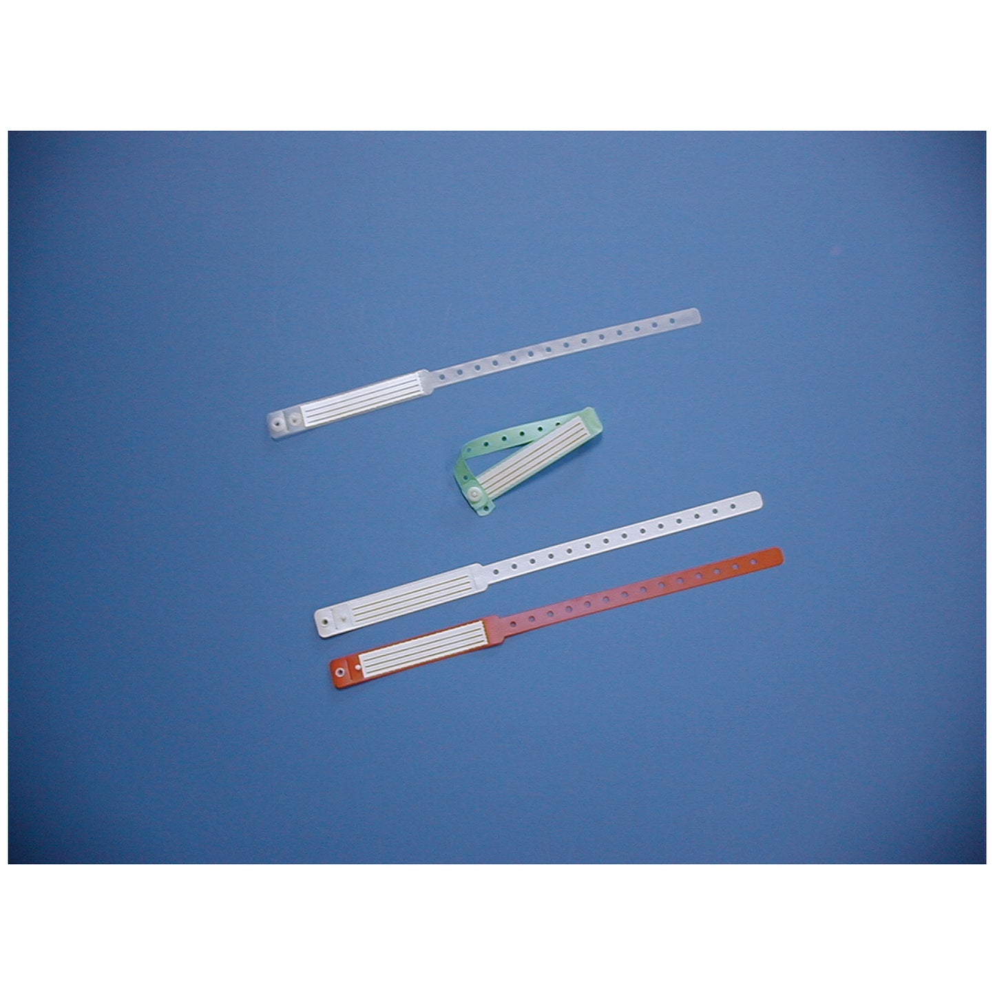 Adult Insert Card Band with End Tab, 3_" x _", Specify Color: (10) Clear, (11) White, (15) Green or (16) Red, 250/bx