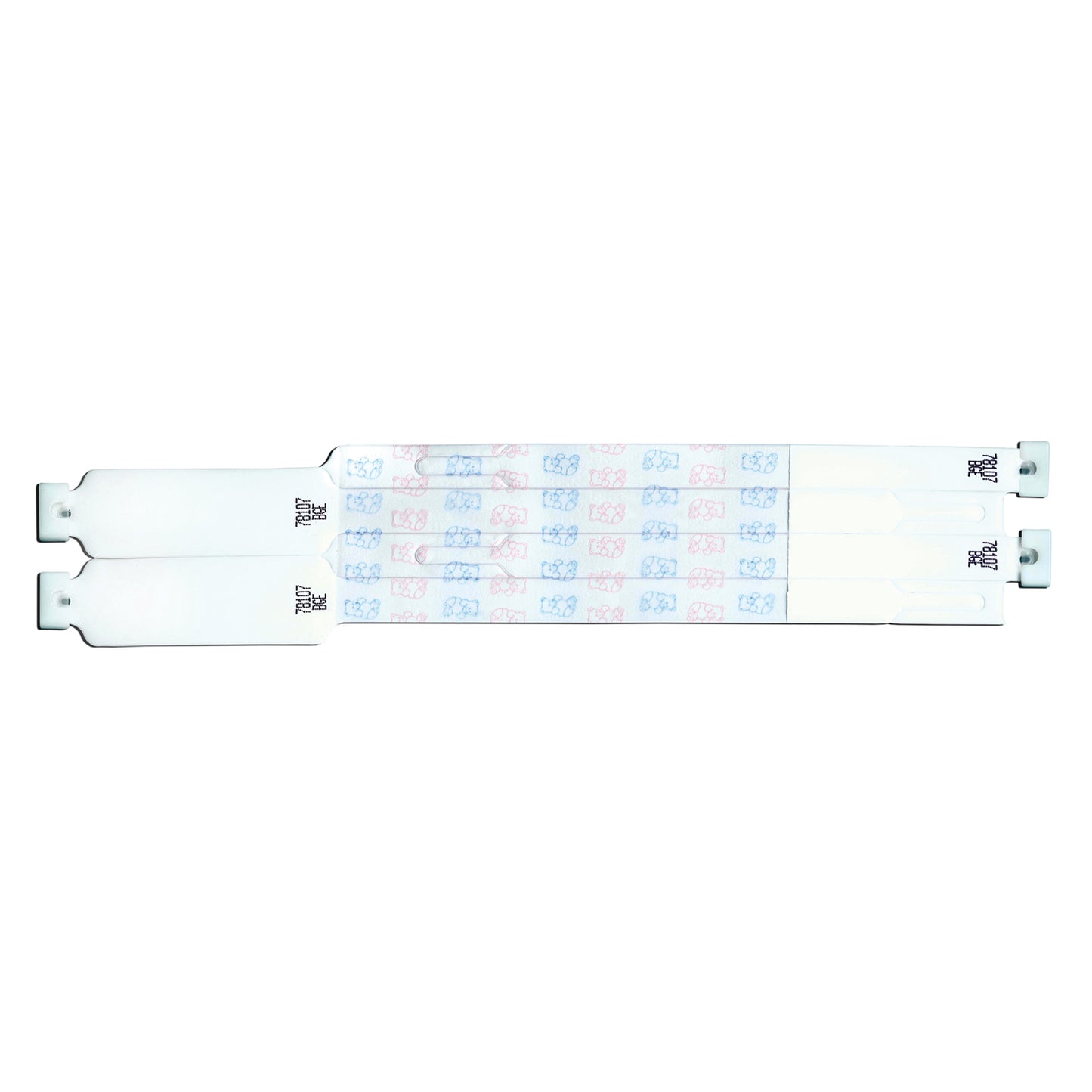 ID Wristband, 4 Part Imprinter Set, 2_" x 1" & 2_" x _", 4/set, 100 st/bx
