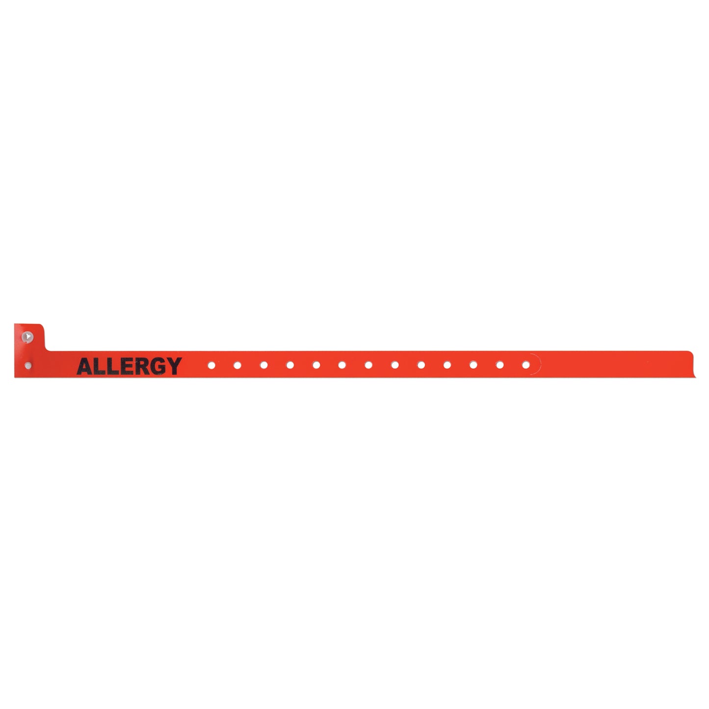 Alert Band Narrow, Allergy, Red, 500/bx