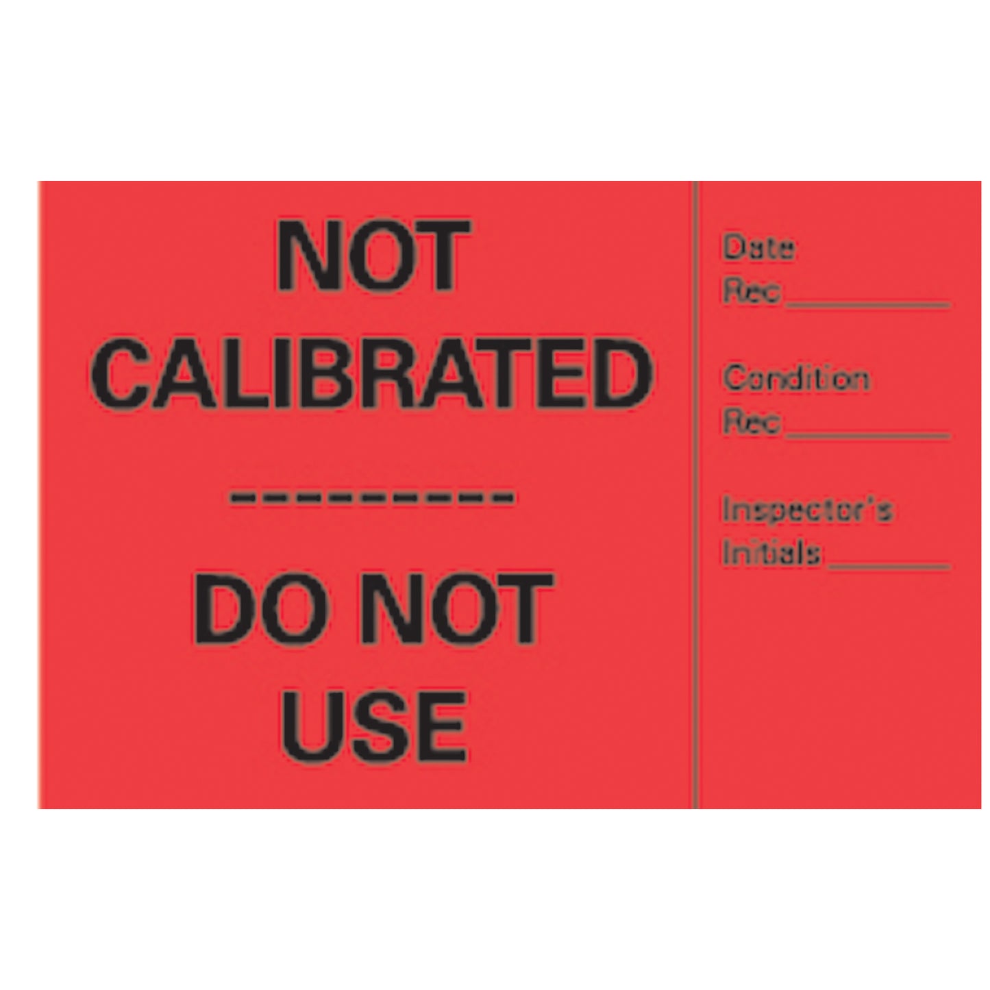 Automatic Chemical Analyzer Label, 2" x 3", Red, 1000/rl