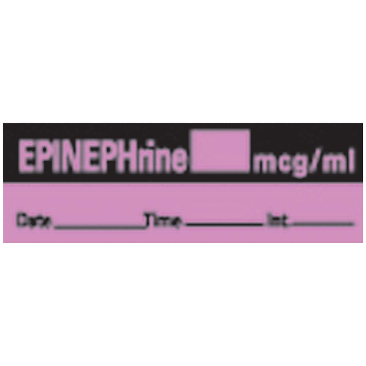 Epinephrine Syringe Labels, Violet, 500"/rl