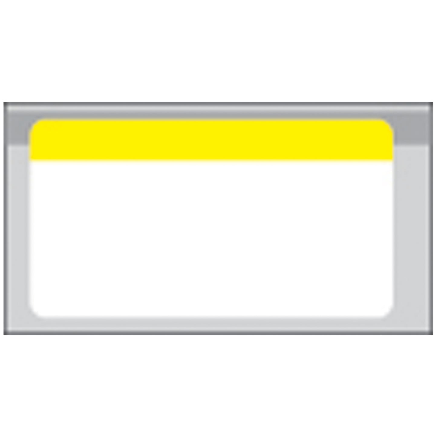 Patient Charge Labeling For Monarch 9400 Series Thermal Printers, _" x 1 3/8", Yellow, 2,000/rl