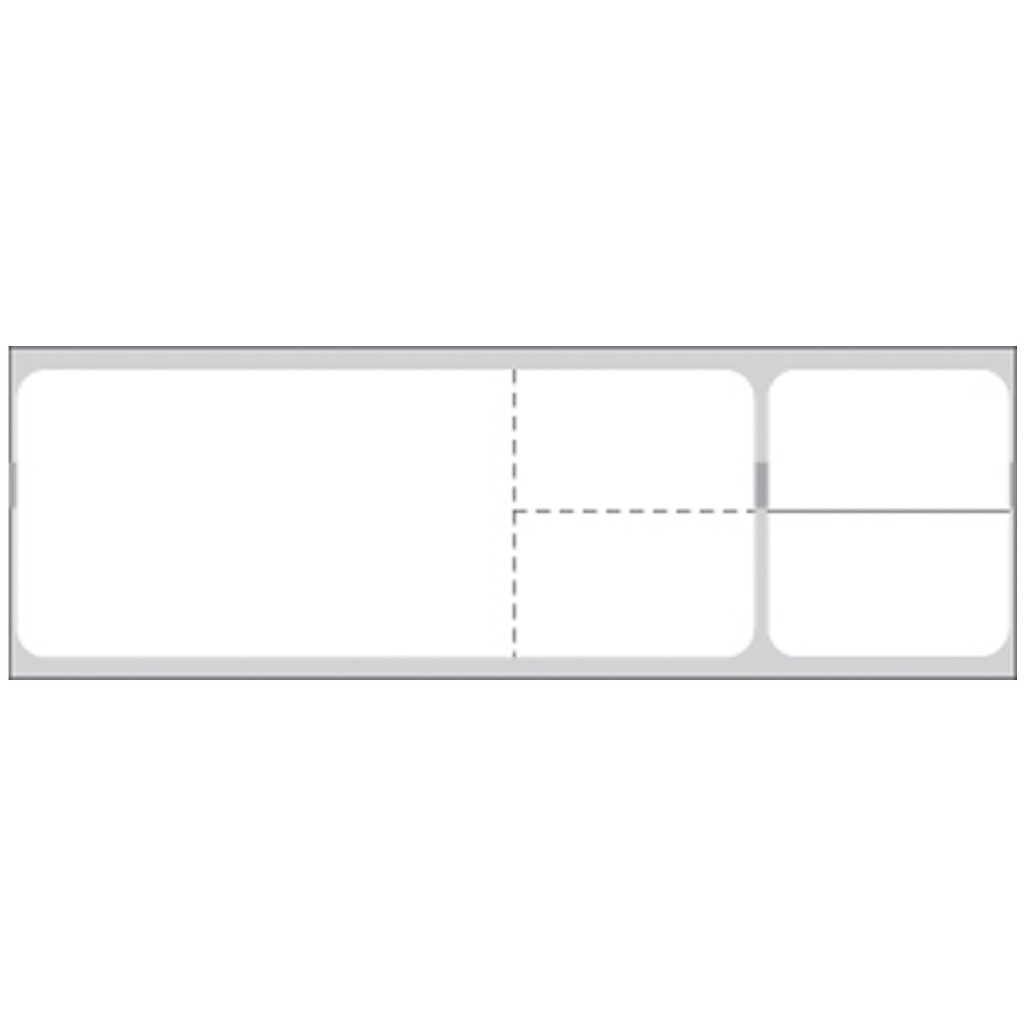 Labeling For Sunquest Lab Information Systems (the FLEXiLAB system), 1 3/16" x 4 1/8", White, For Blaster Printer, Infrared Thermal Glove Adhesive Labels For Direct Thermal Printers (4 3/16" carrier width), 1,200/rl, 8 rl/bx