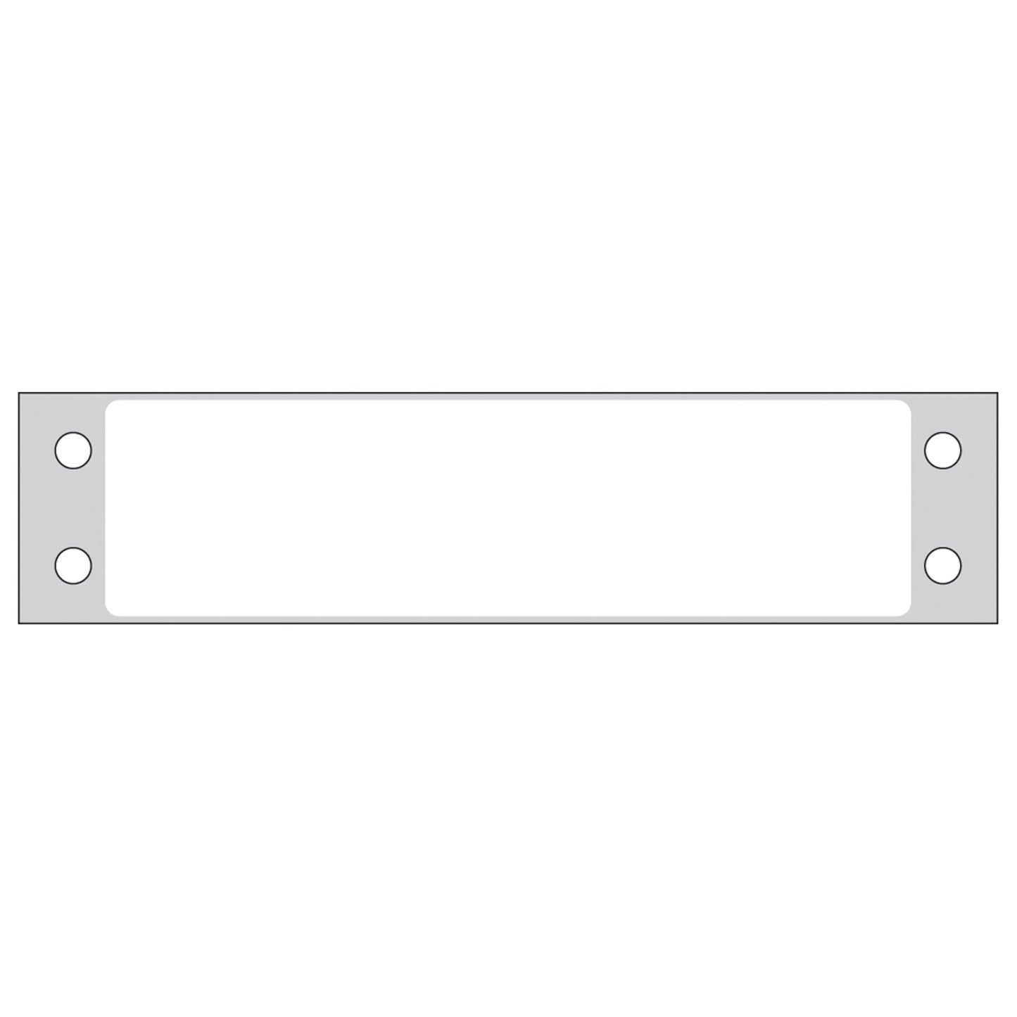 Flexible Blank White Labels, 15/16" x 3_", 1 Across, Removable Adhesive, 5,000/bx