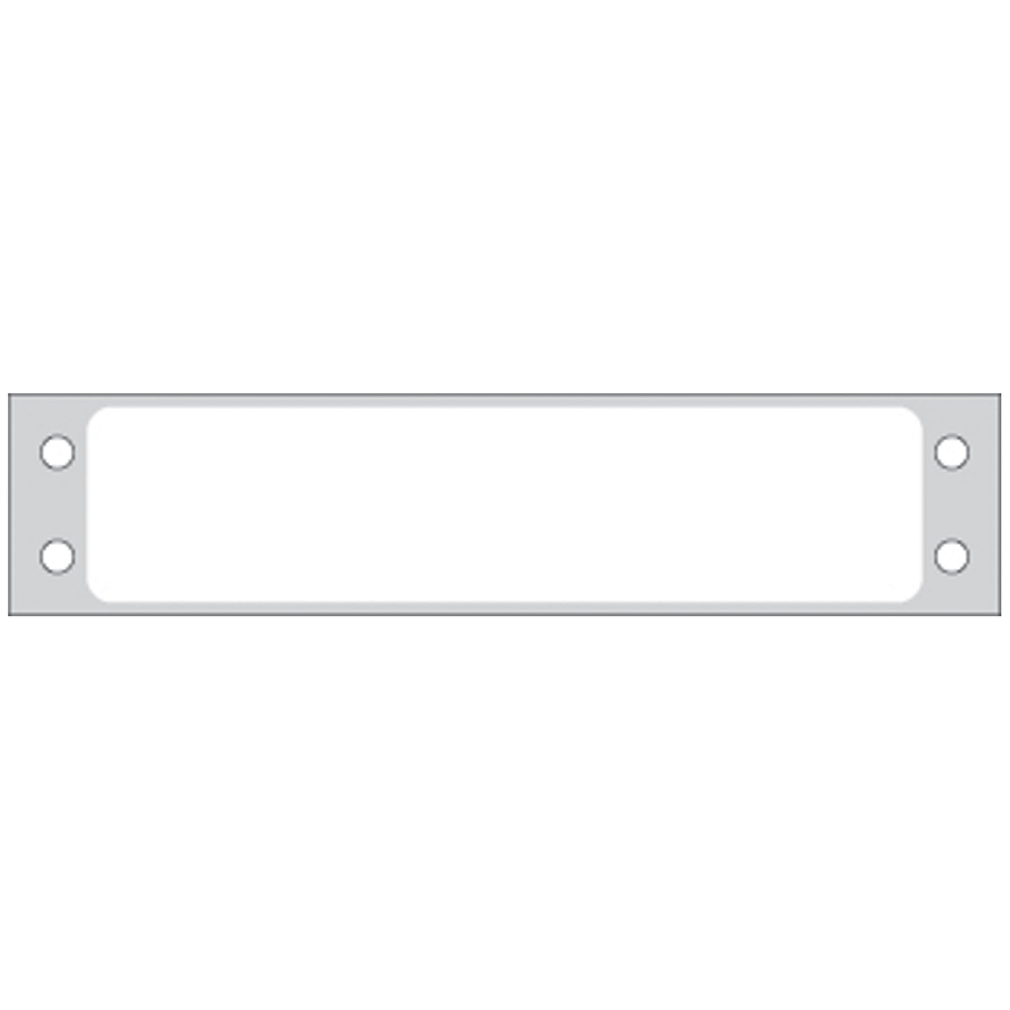 Litho Blank White Labels, Permanent Adhesive, 15/16" x 4", 1 Across, 5,000/bx