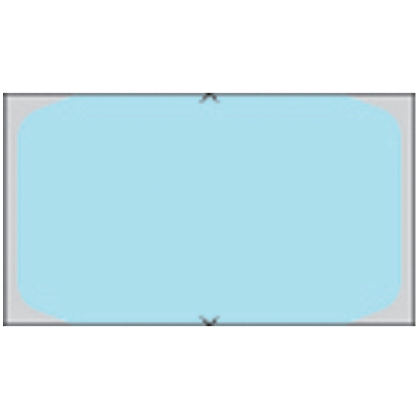 Piggyback, Direct Coated Thermal Labels For 5000 Printer, .96" x 1.6", Blue, 1,500/rl, 6 rl/bx